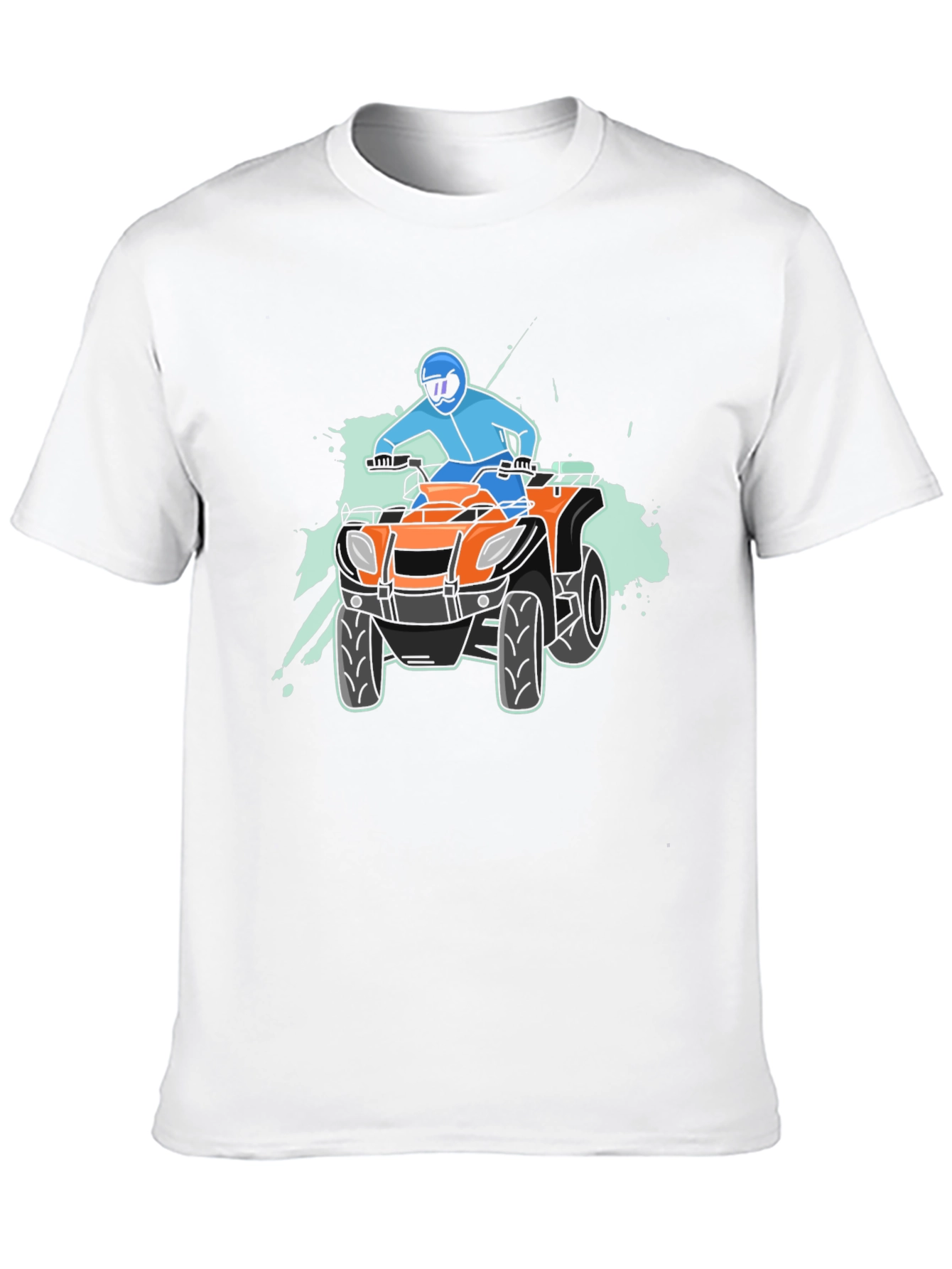 Camiseta Negra con Diseño de ATV