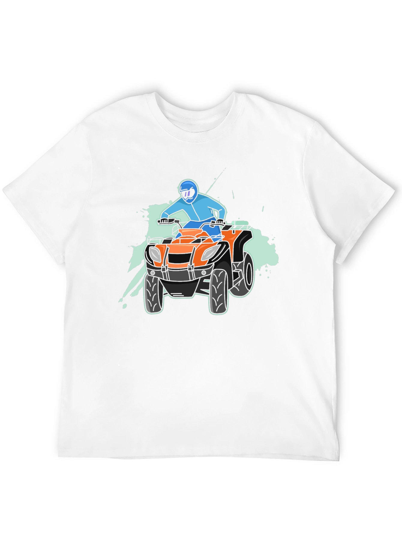 Camiseta Negra con Diseño de ATV