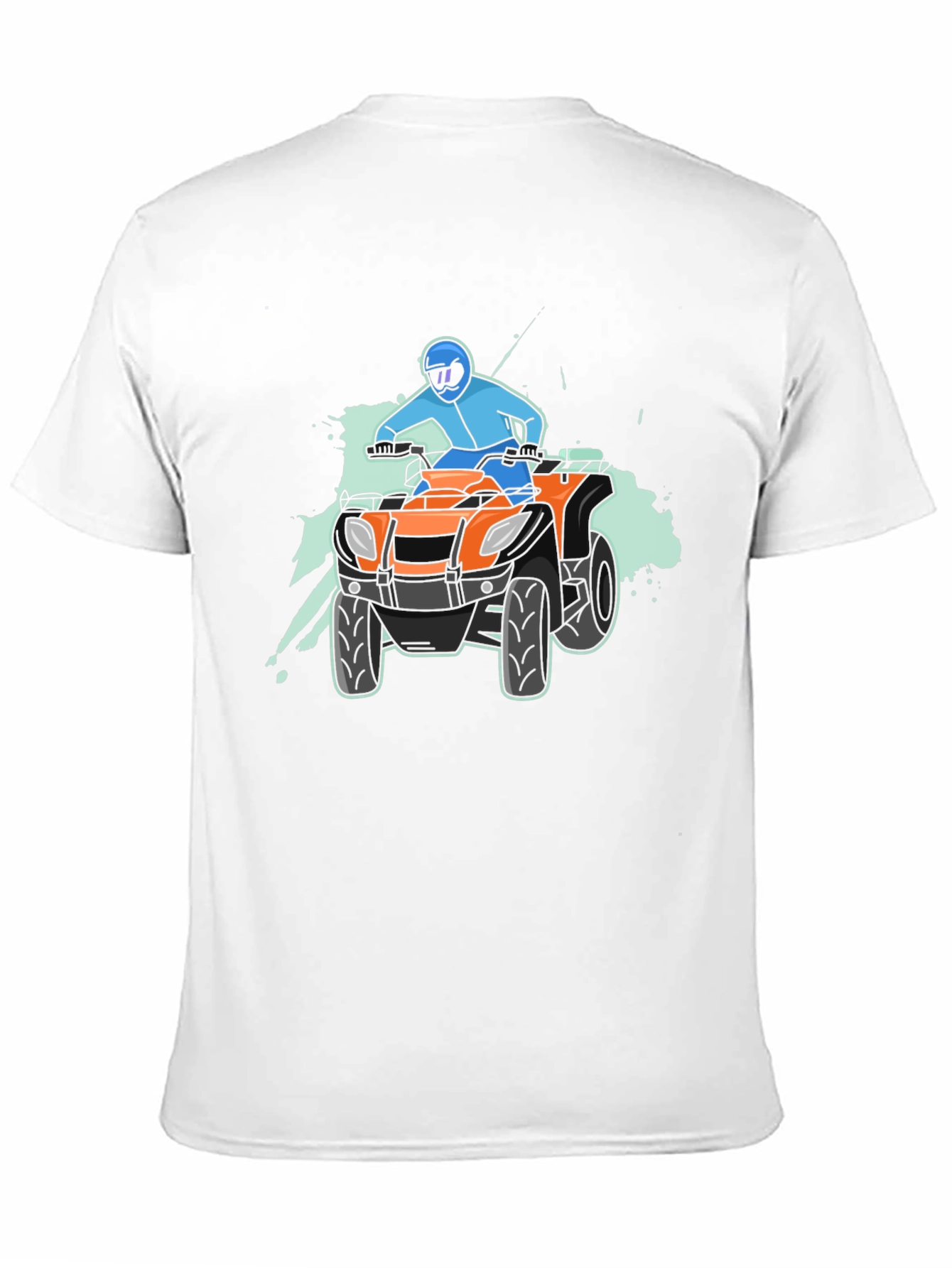 Camiseta Negra con Diseño de ATV