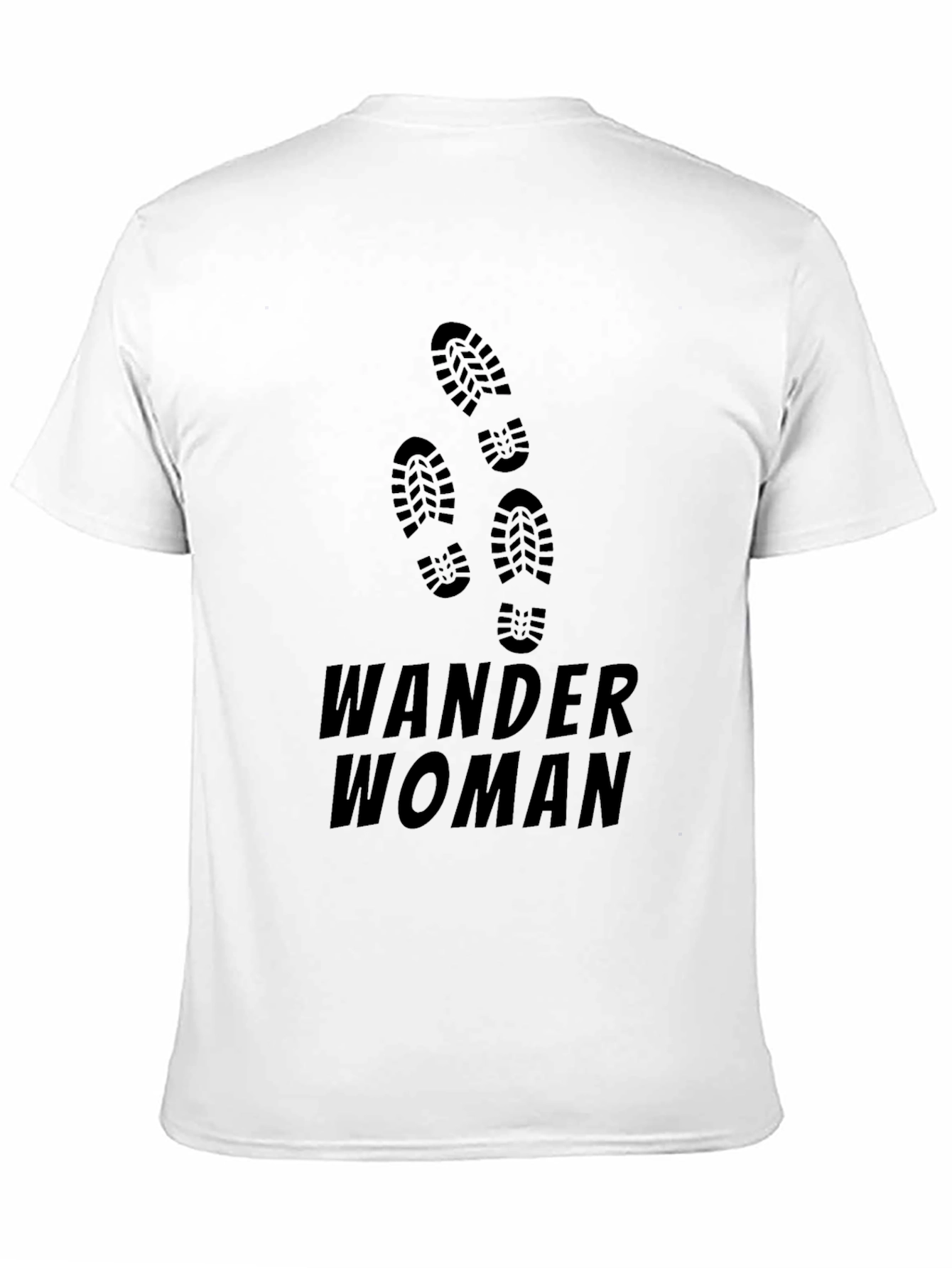 Camiseta Negra Mujer Viajera Wander Woman
