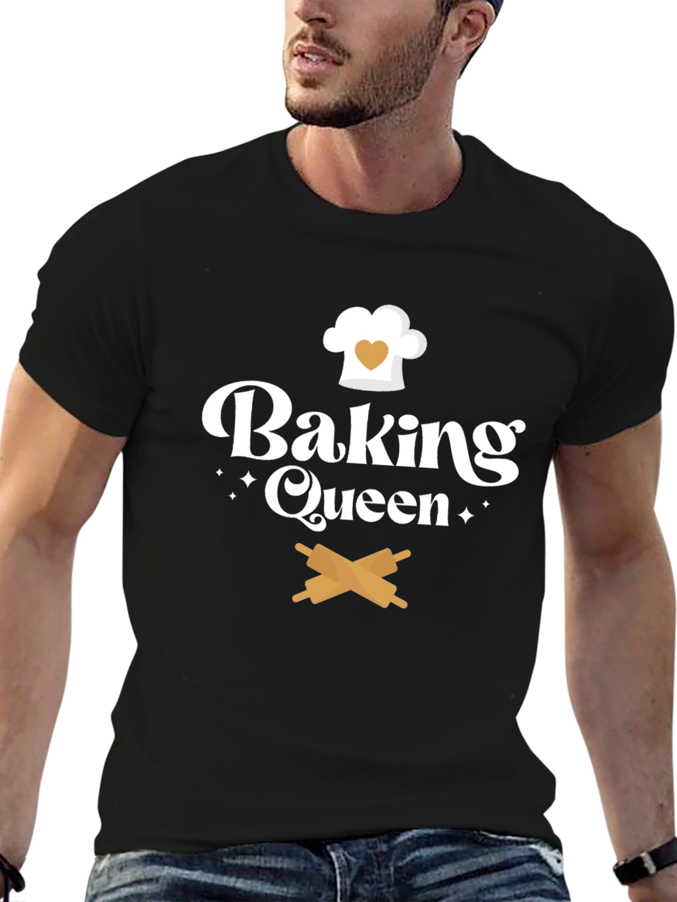 Camiseta Negra Baking Queen