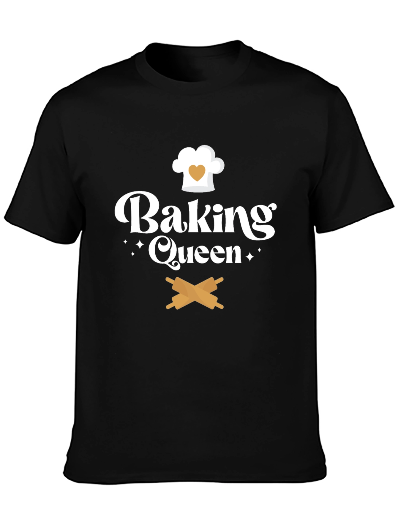 Camiseta Negra Baking Queen