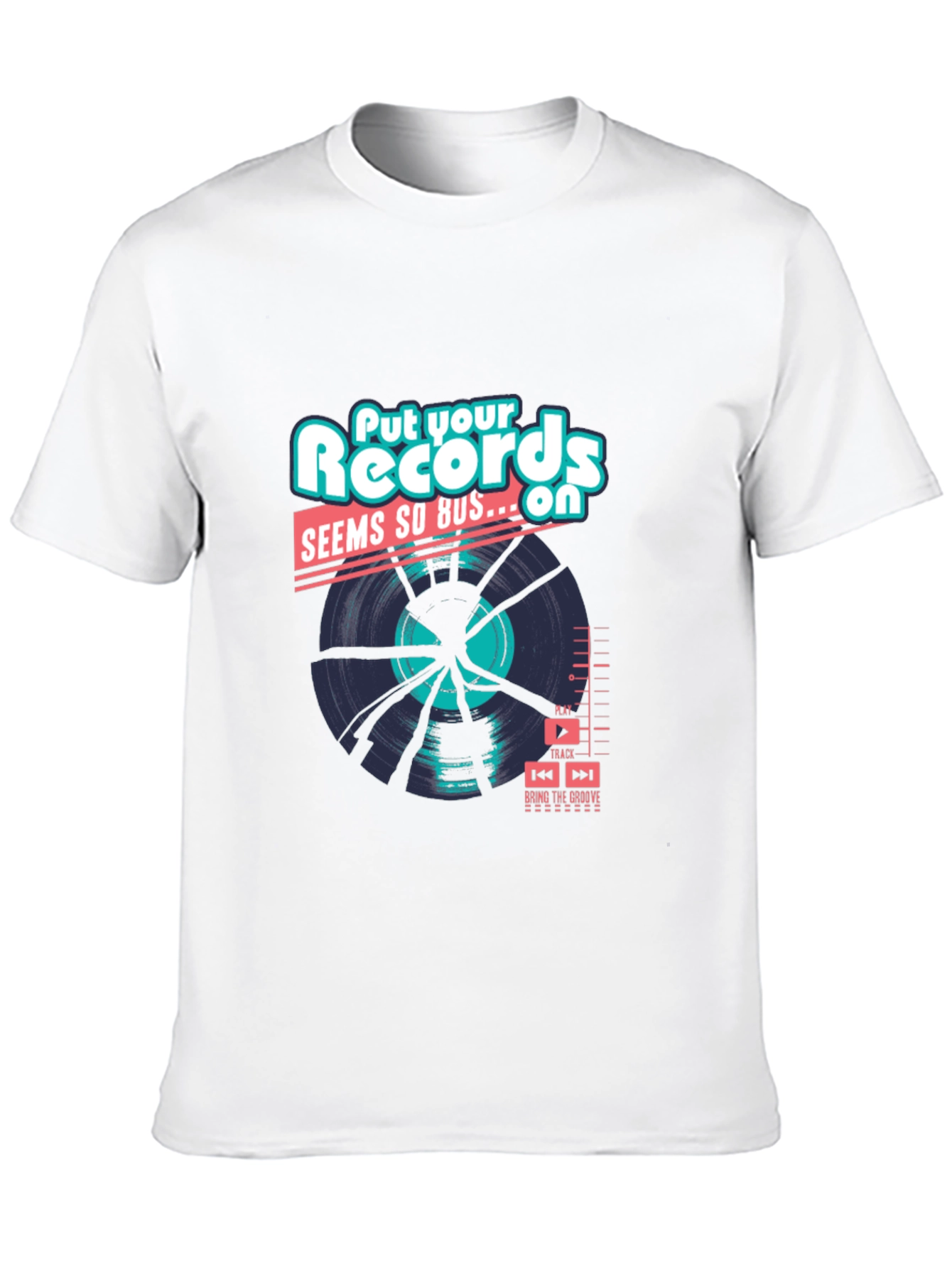 Camiseta Negra: Records Seems So Bus...On