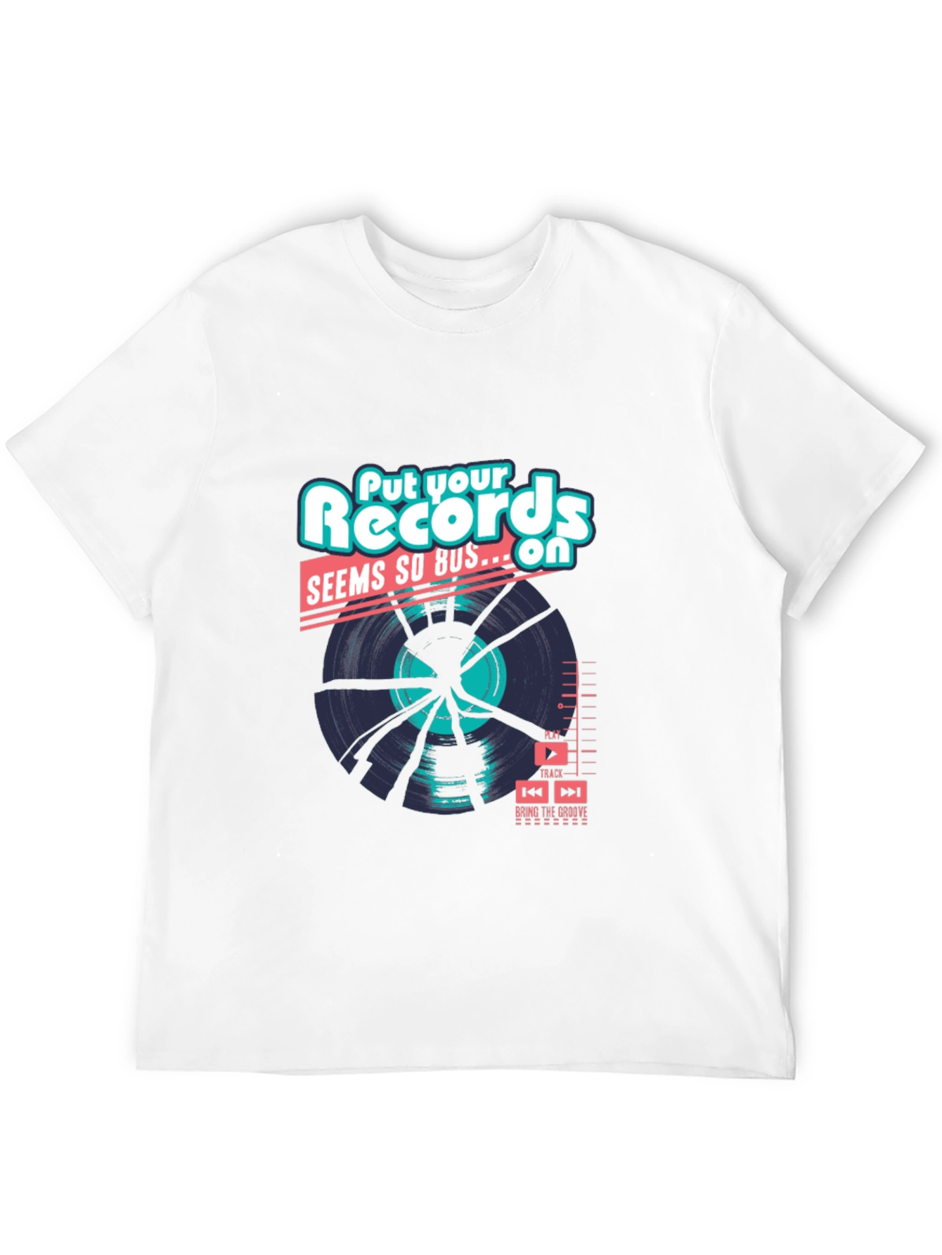 Camiseta Negra: Records Seems So Bus...On