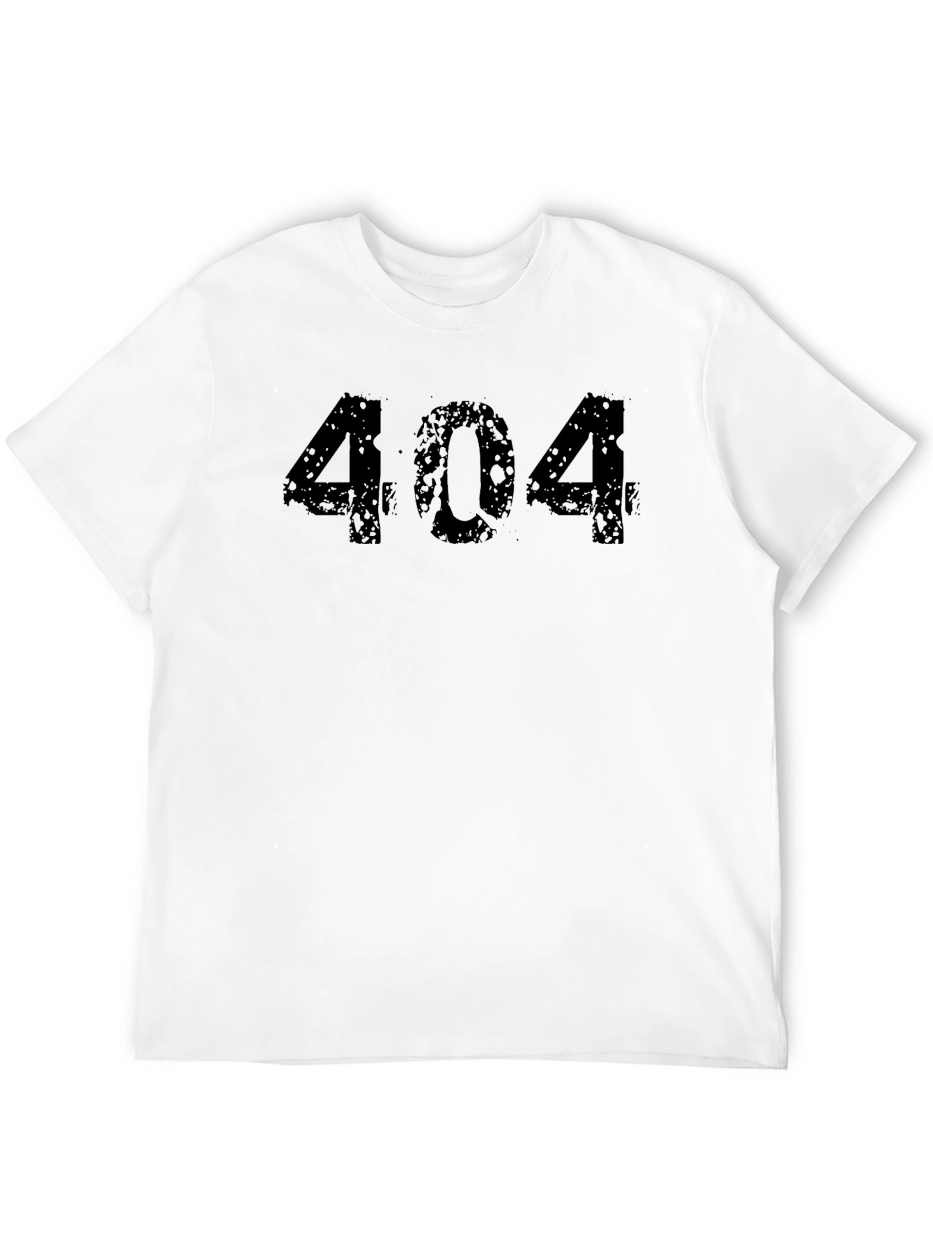 Camiseta Negra 404 Error Casual