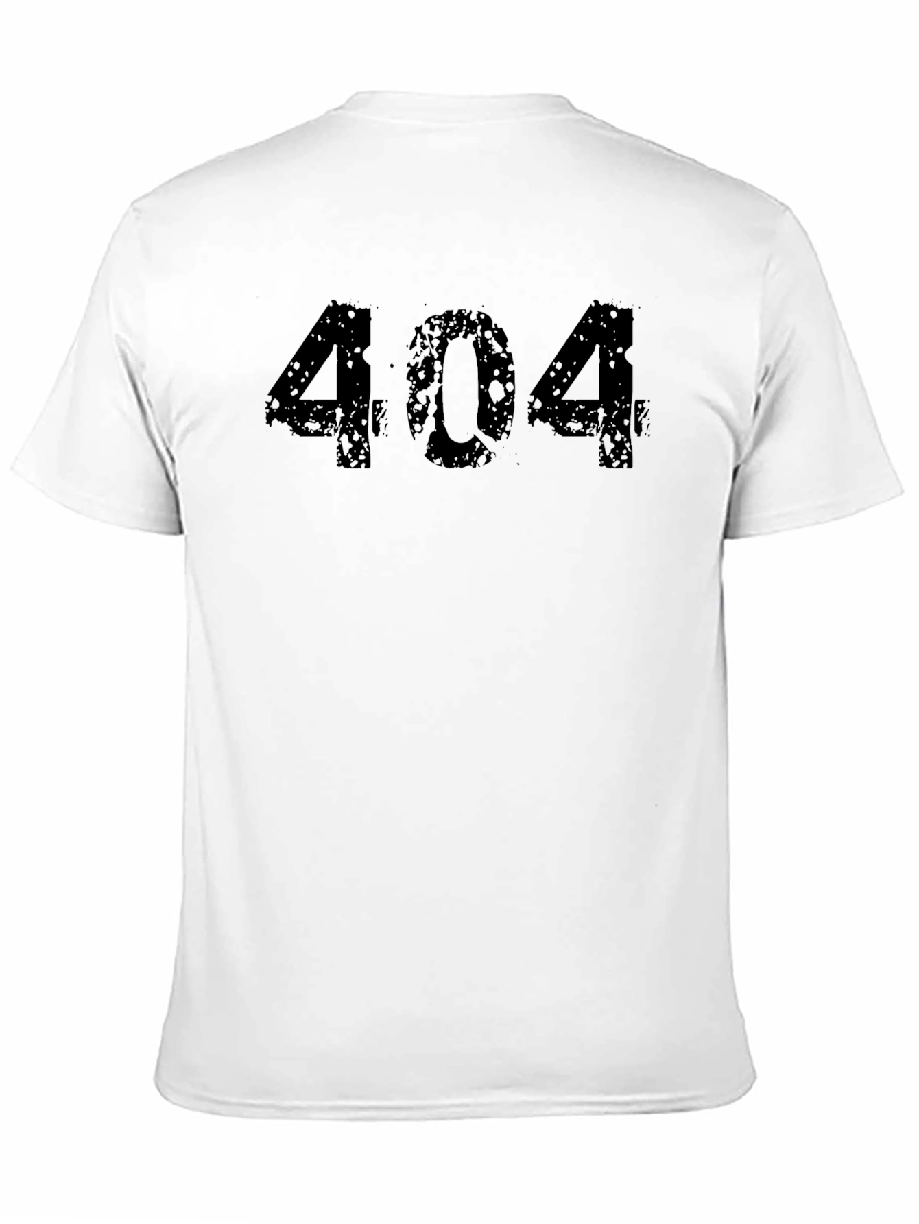 Camiseta Negra 404 Error Casual
