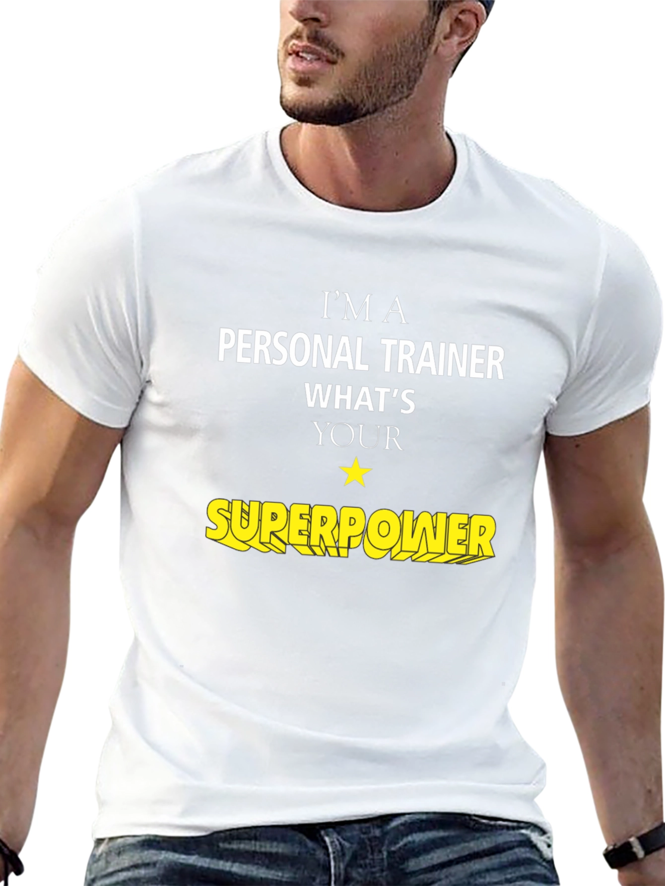 Camiseta Entrenador Personal Superpoder