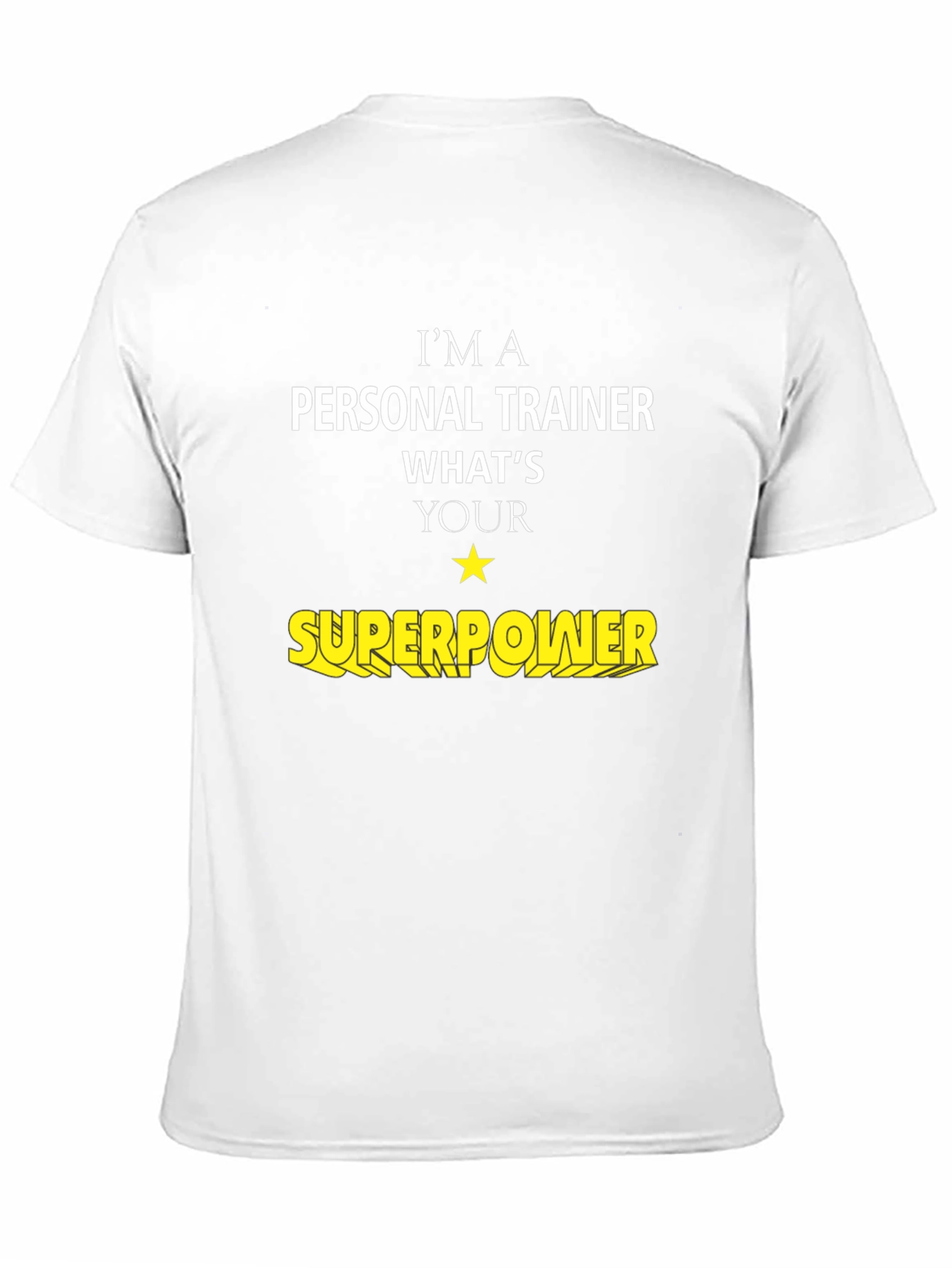 Camiseta Entrenador Personal Superpoder