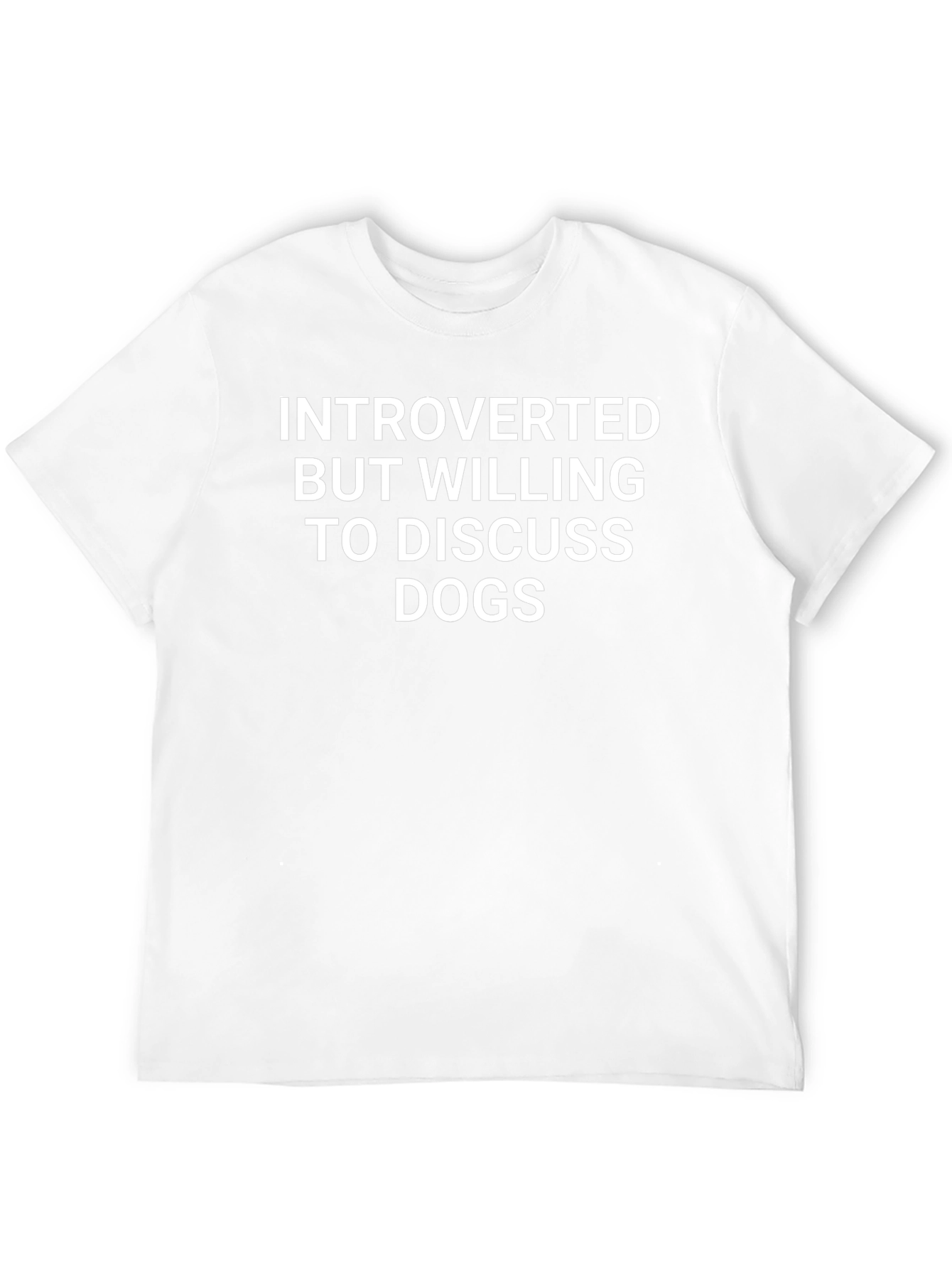 Camiseta Introvertido - Amante de los Perros