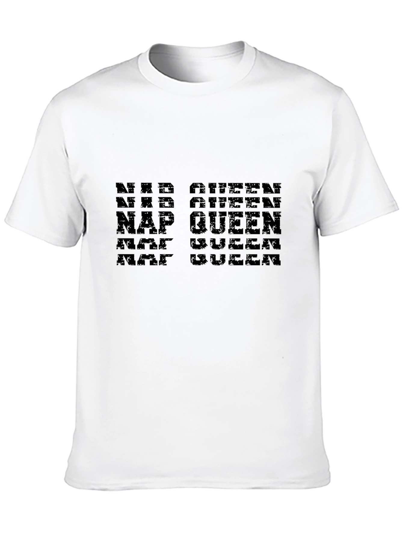 Camiseta Negra Nap Queen Diseño Moderno