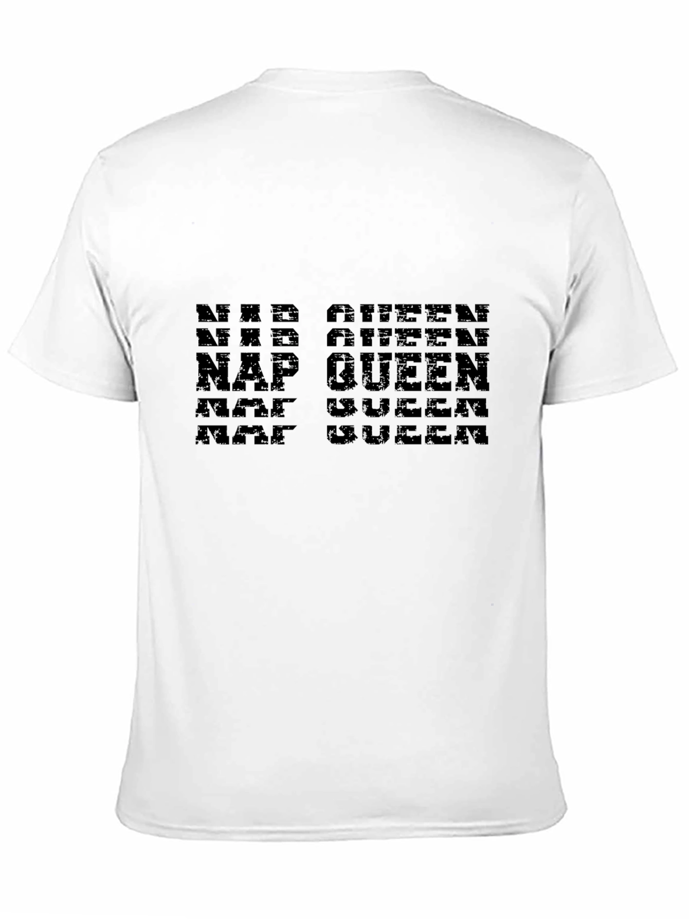 Camiseta Negra Nap Queen Diseño Moderno