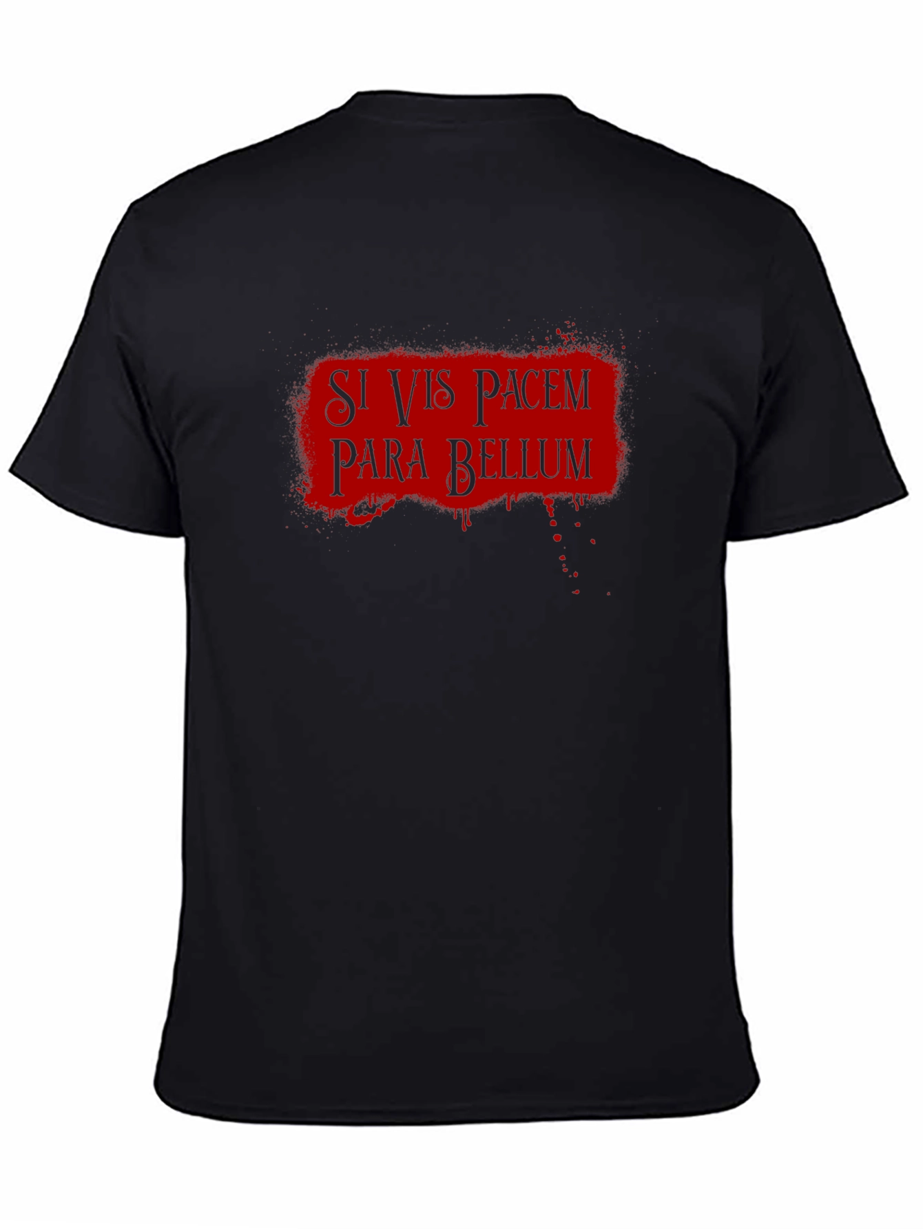 Camiseta Negra Si Vis Pacem Para Bellum