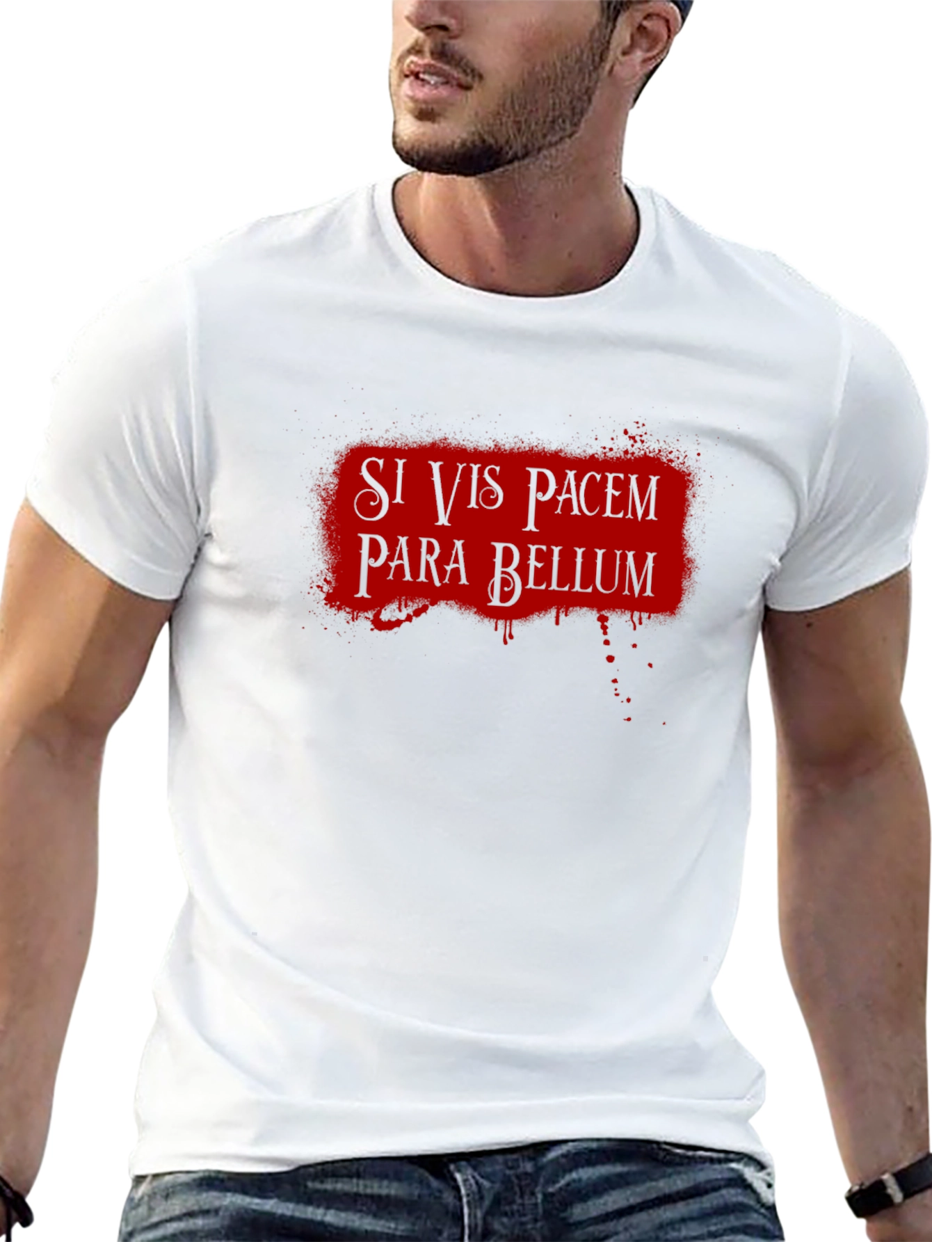 Camiseta Negra Si Vis Pacem Para Bellum