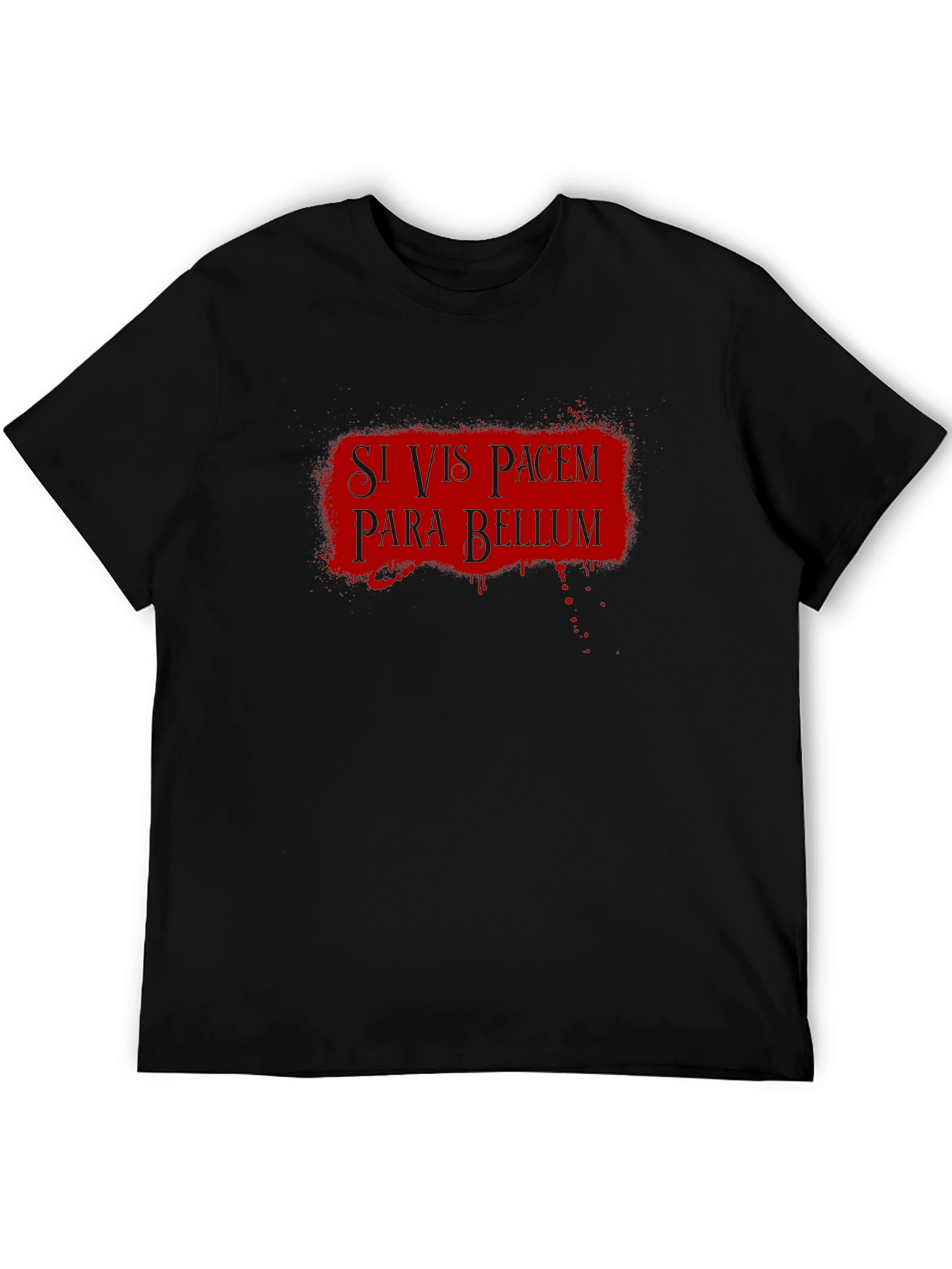 Camiseta Negra Si Vis Pacem Para Bellum