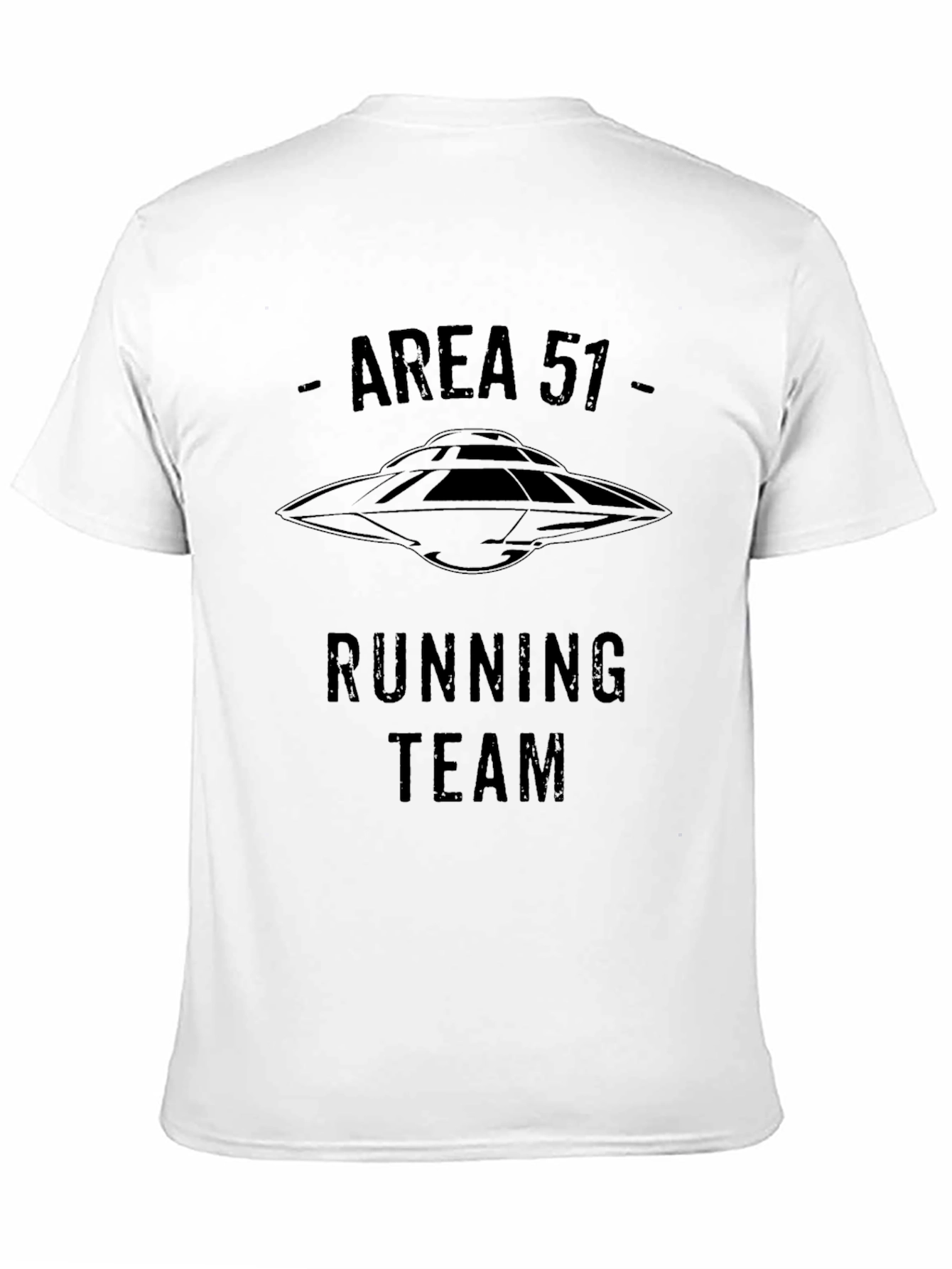 Camiseta Negra Área 51 Running Team Ovni