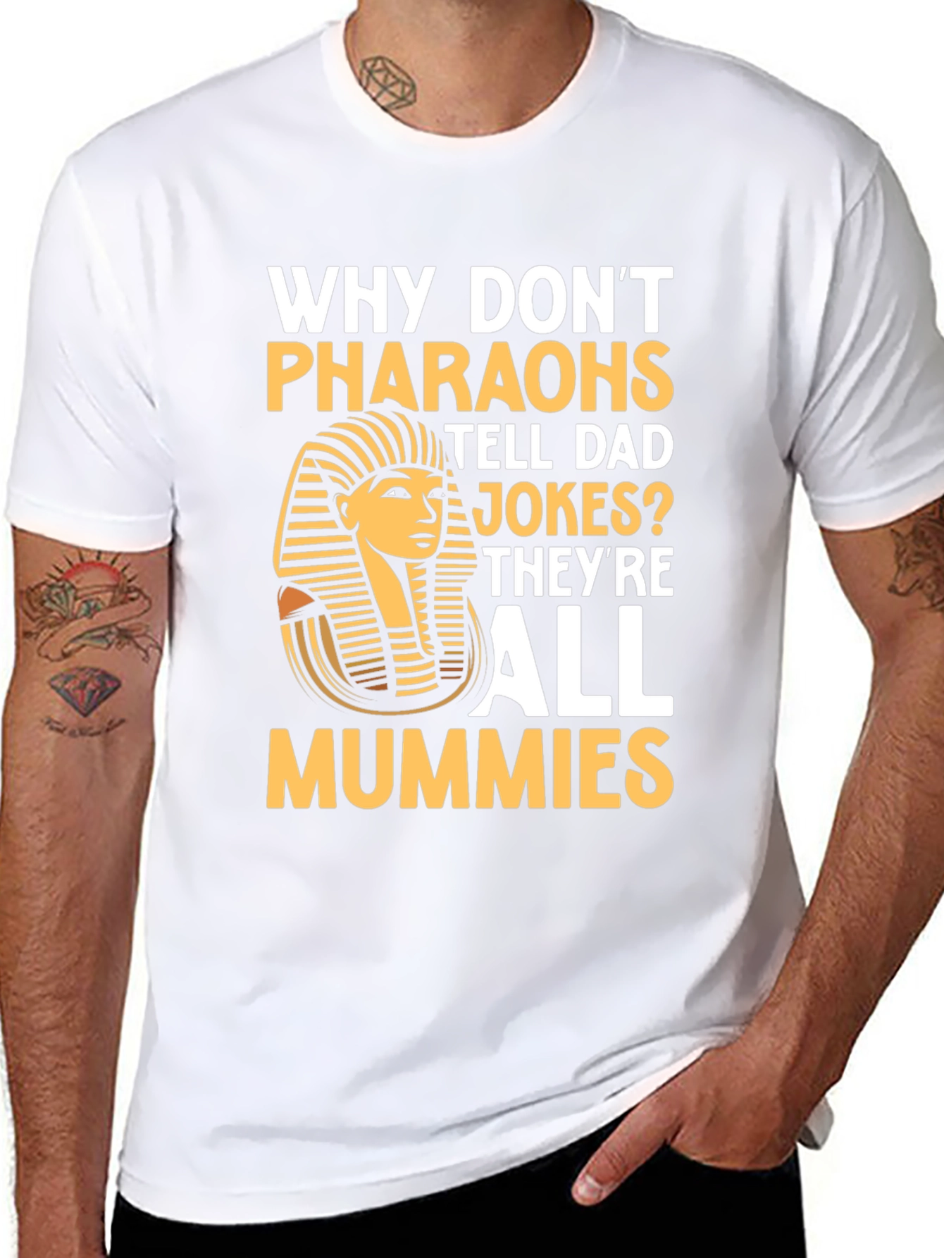 Camiseta Humor Faraones Chiste Momias Algodón