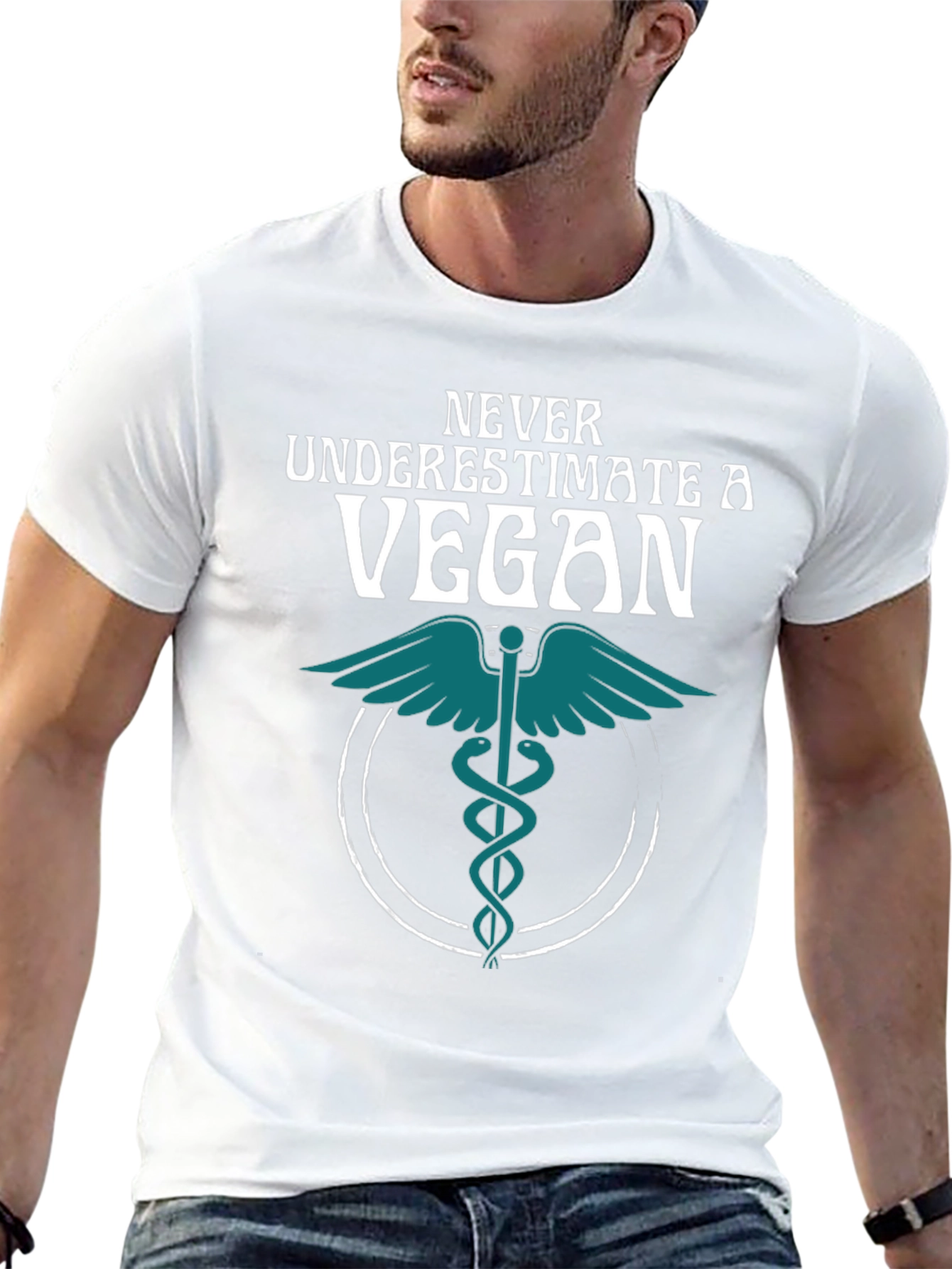 Camiseta Negra Vegana: Nunca Subestimes a un Vegano