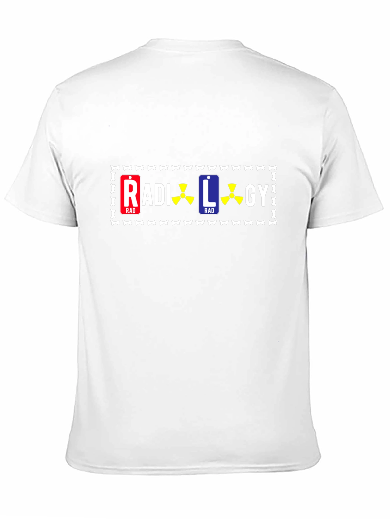 Camiseta Negra con Diseño de Radiología