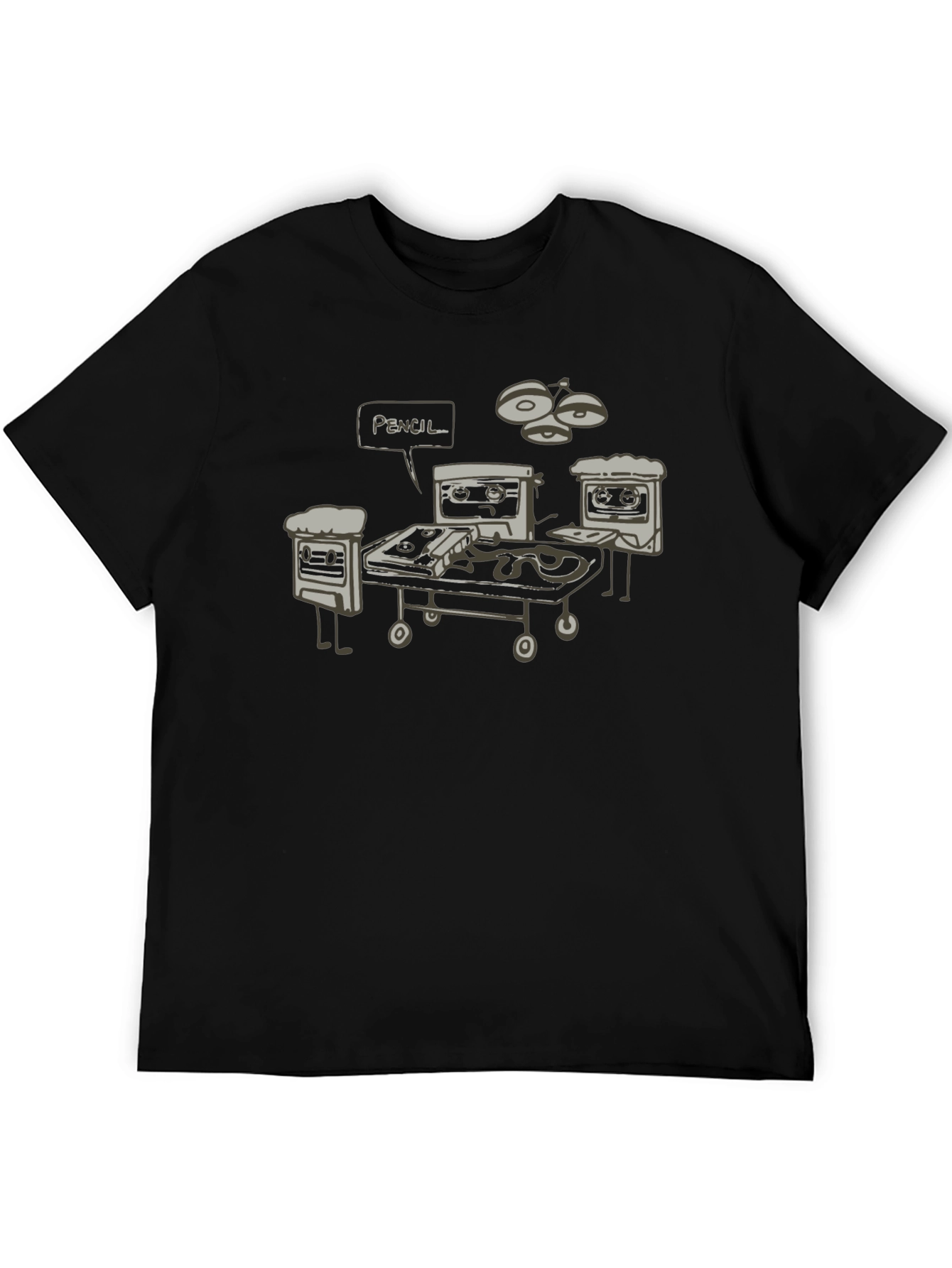 Camiseta Negra Autopsia de Cassette