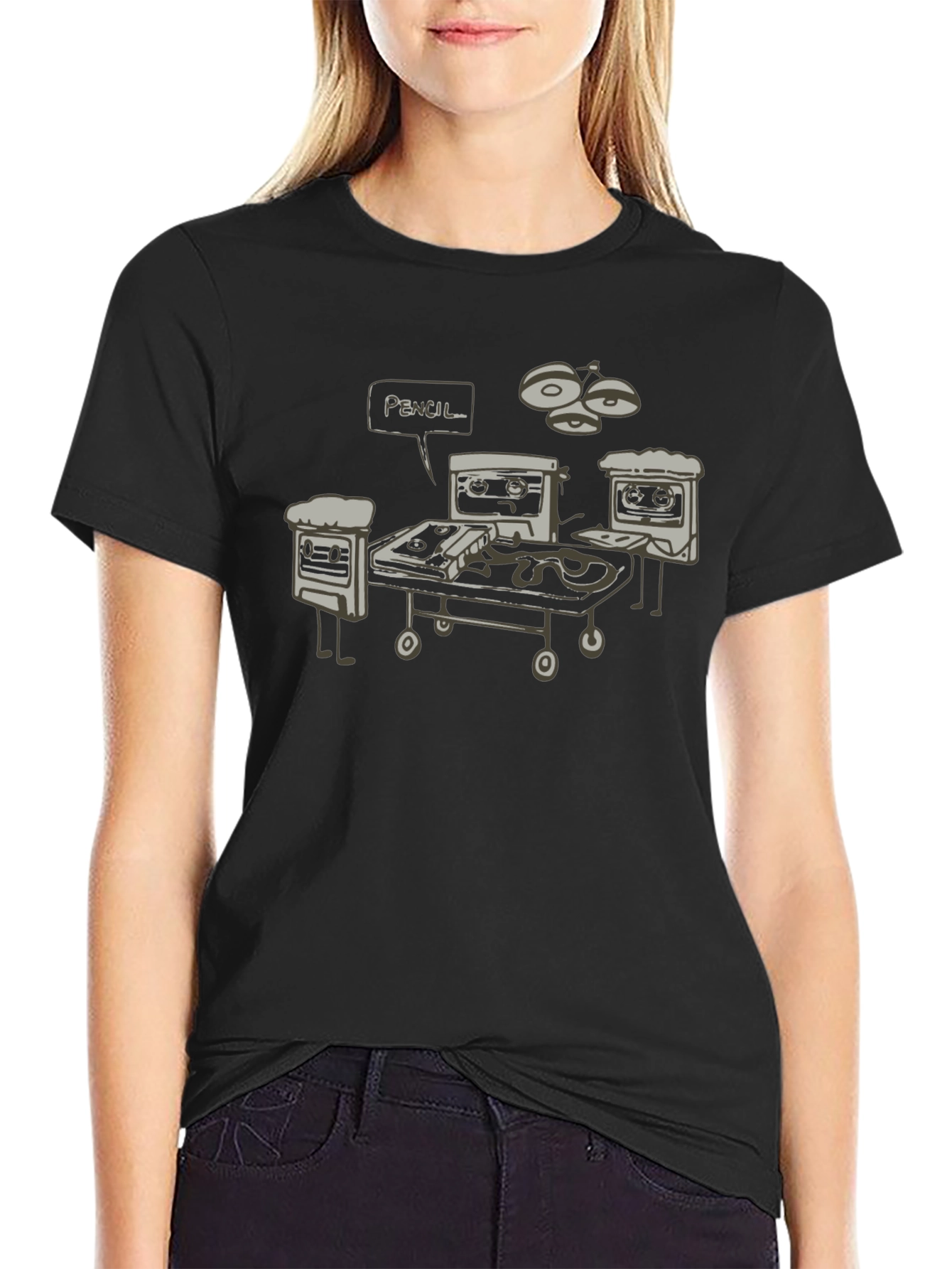 Camiseta Negra Autopsia de Cassette