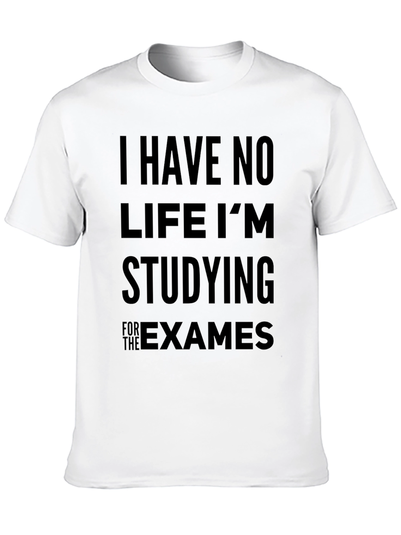 Camiseta Hombre Negra: No Tengo Vida Estudio