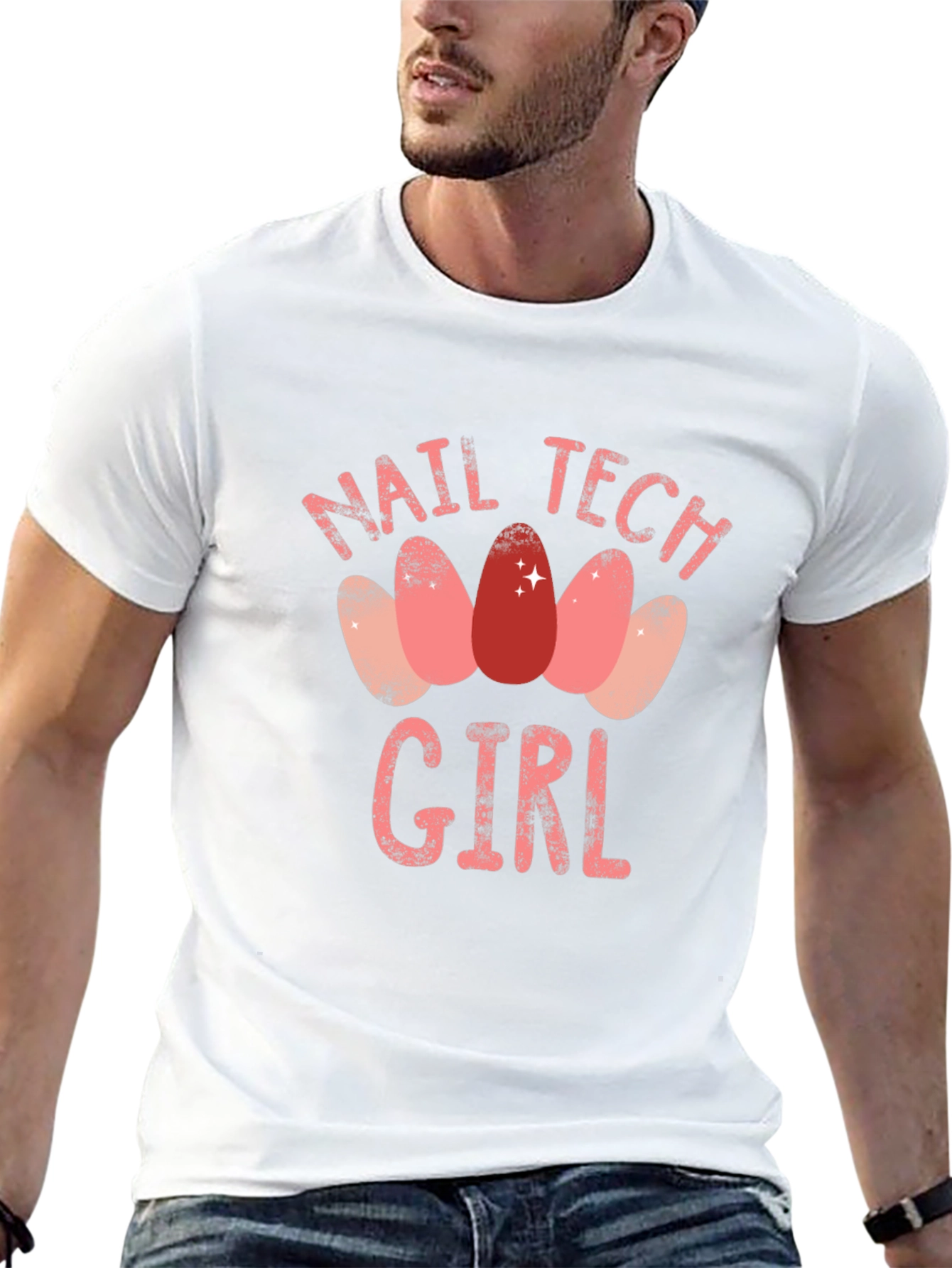 Camiseta Negra Nail Tech Girl