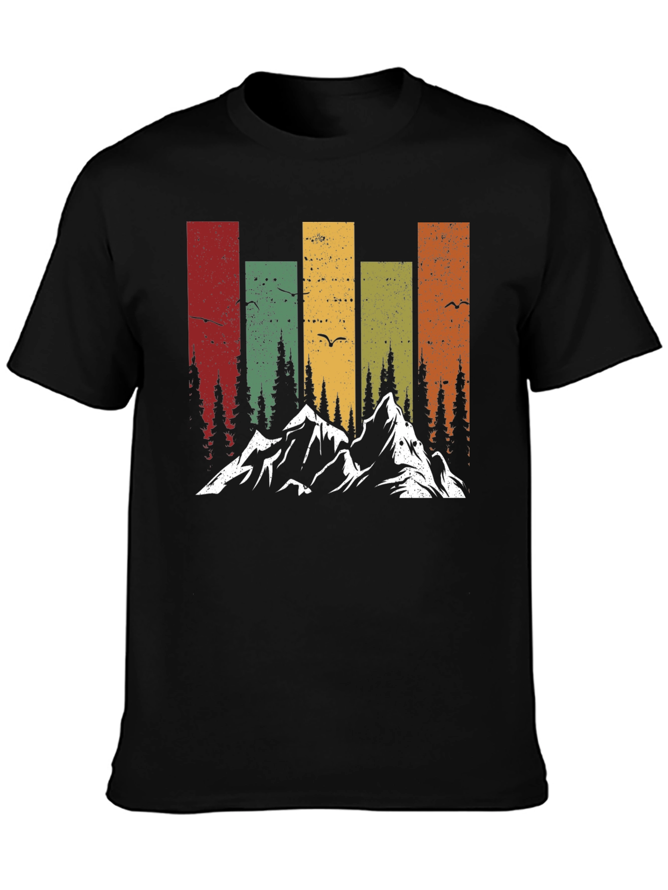 Camiseta Retro de Montaña y Naturaleza