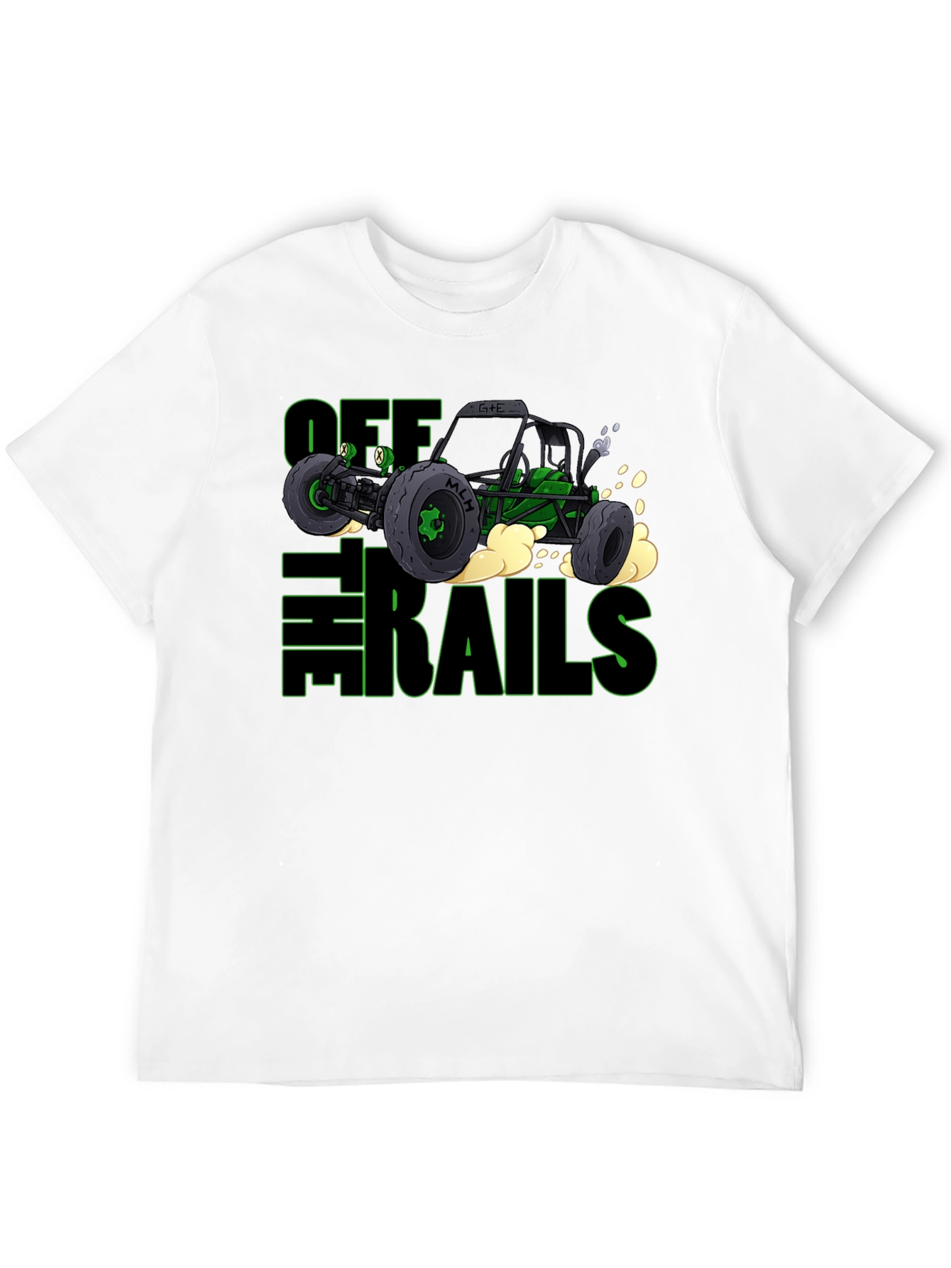 Camiseta Negra Off The Rails para Aventureros