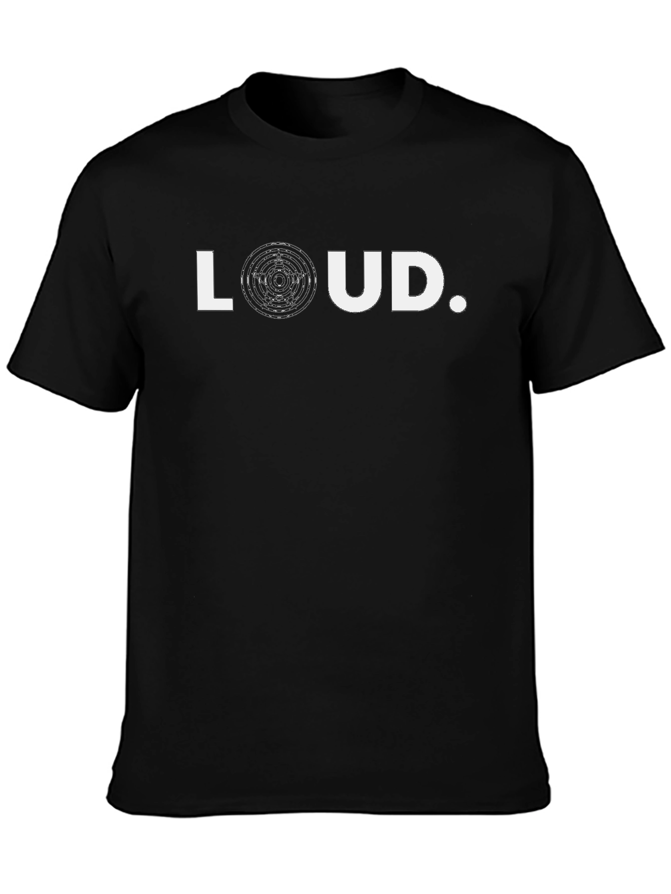 Camiseta Negra LOUD. Hombre