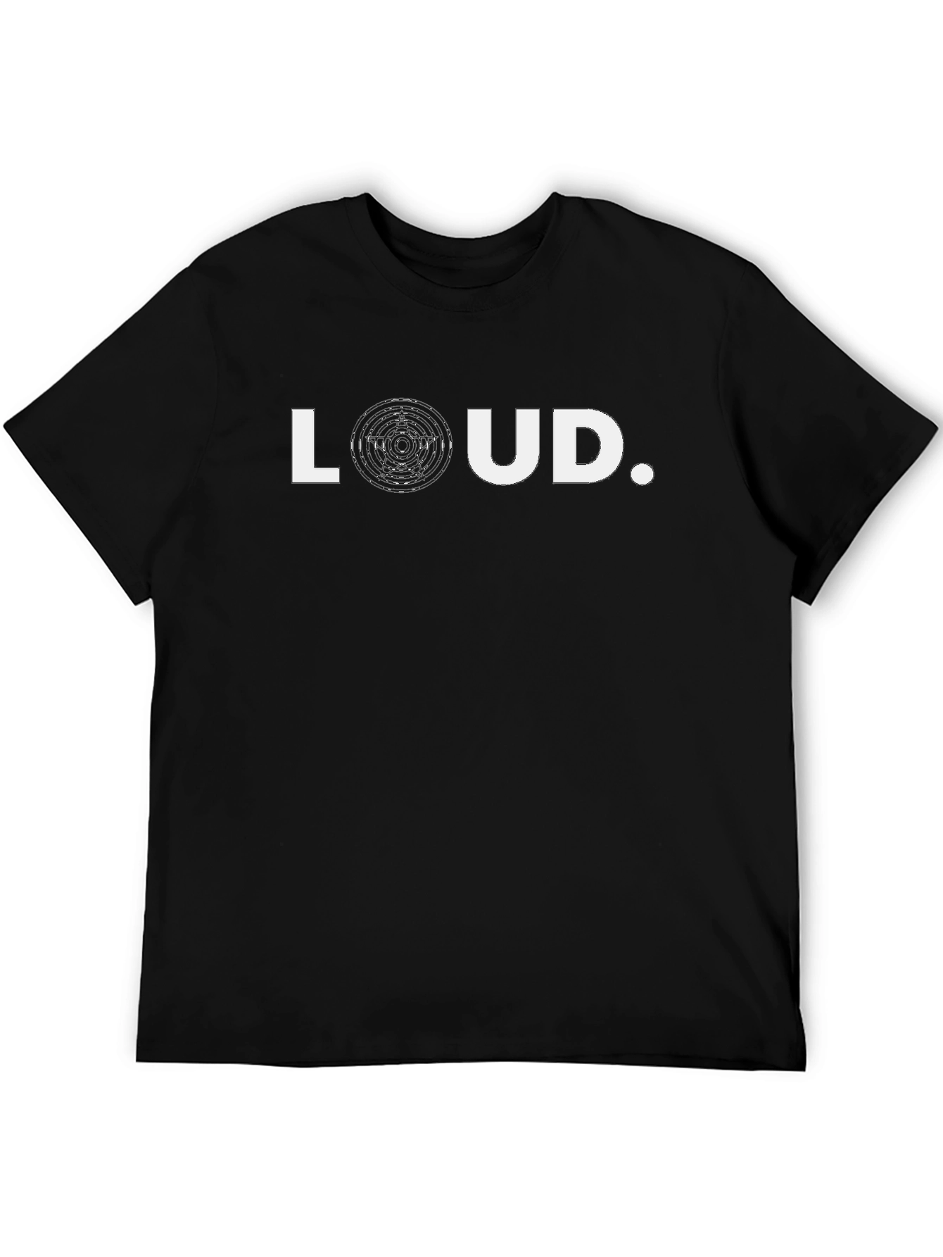 Camiseta Negra LOUD. Hombre