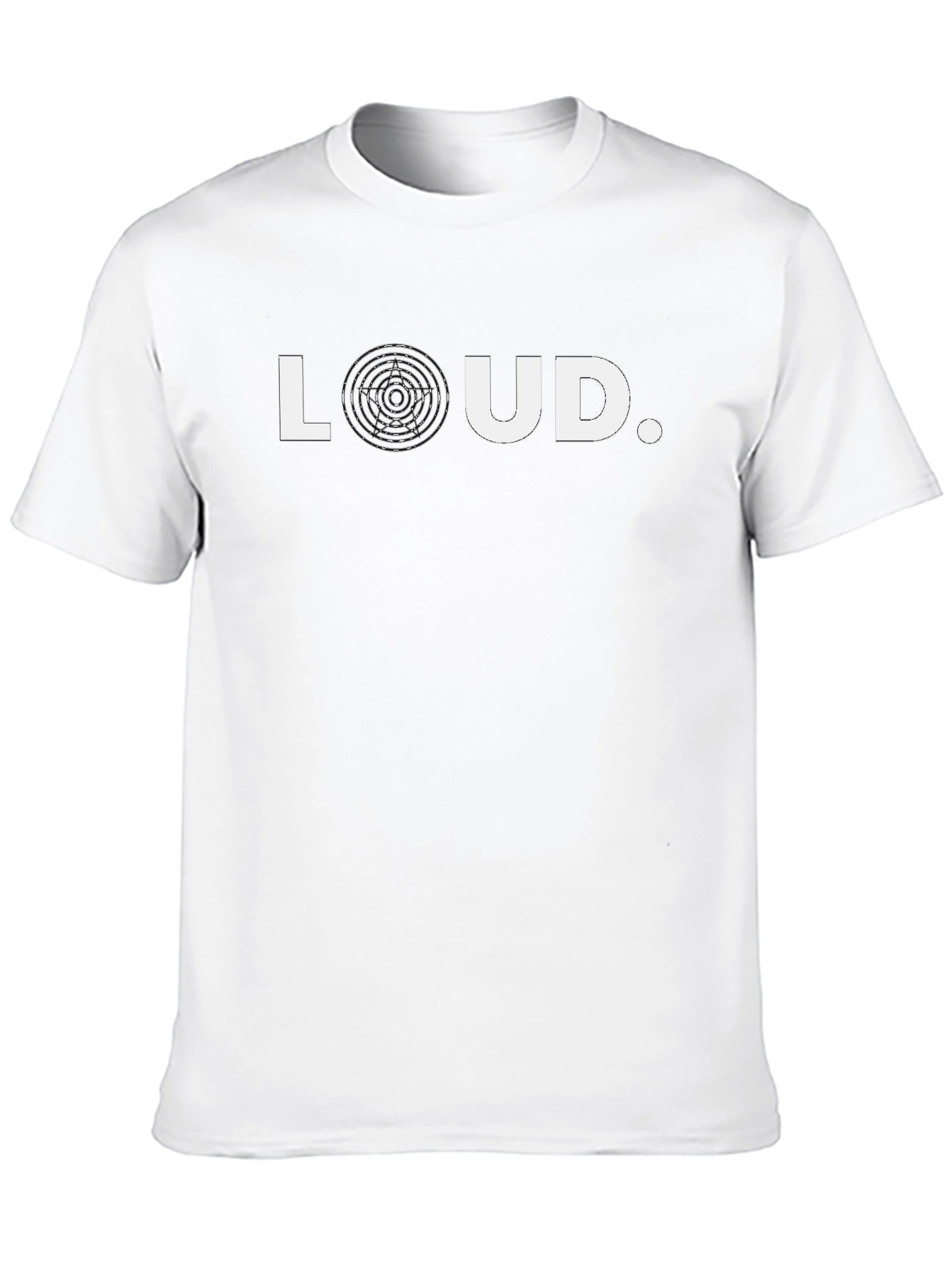 Camiseta Negra LOUD. Hombre