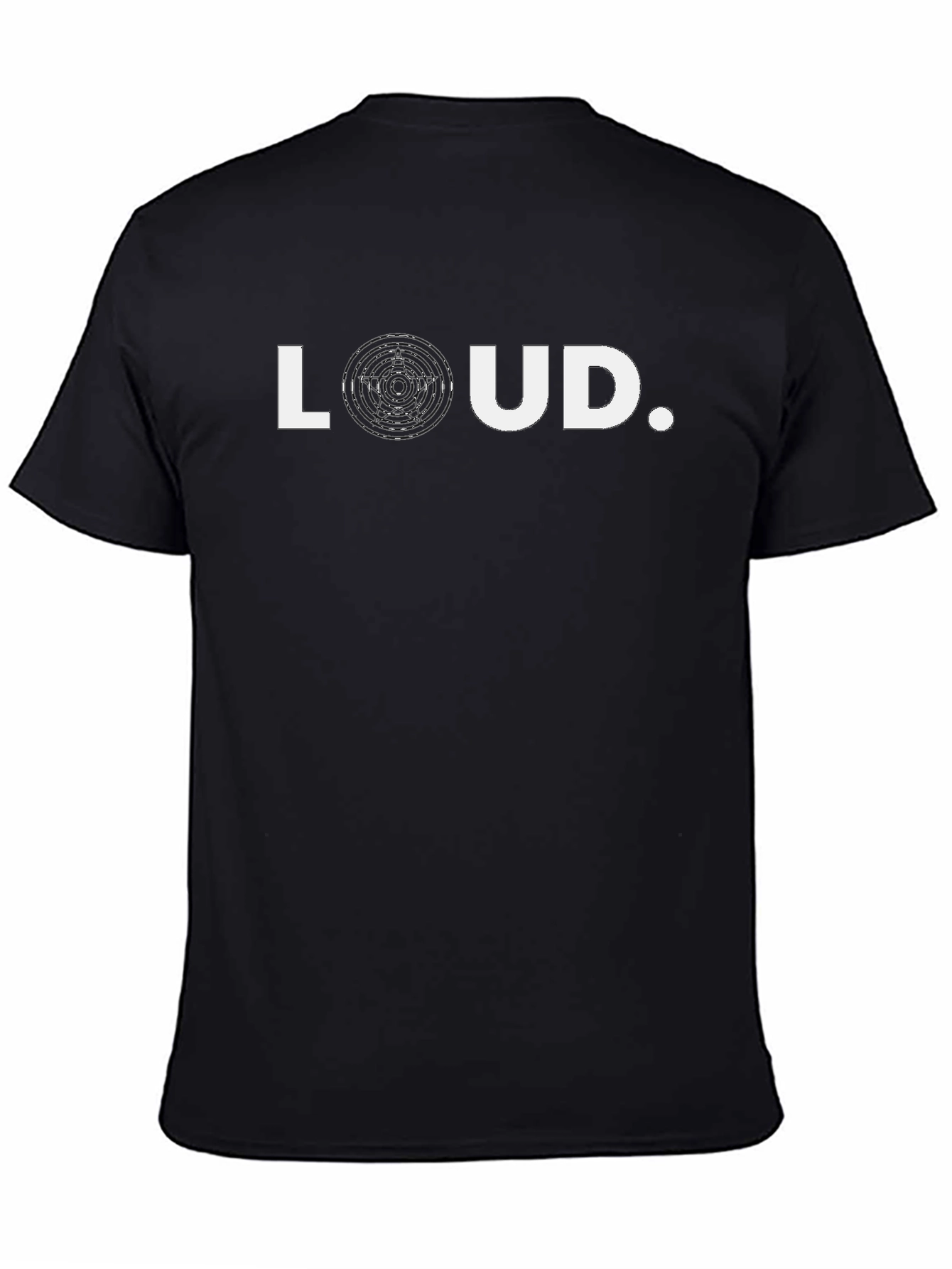 Camiseta Negra LOUD. Hombre