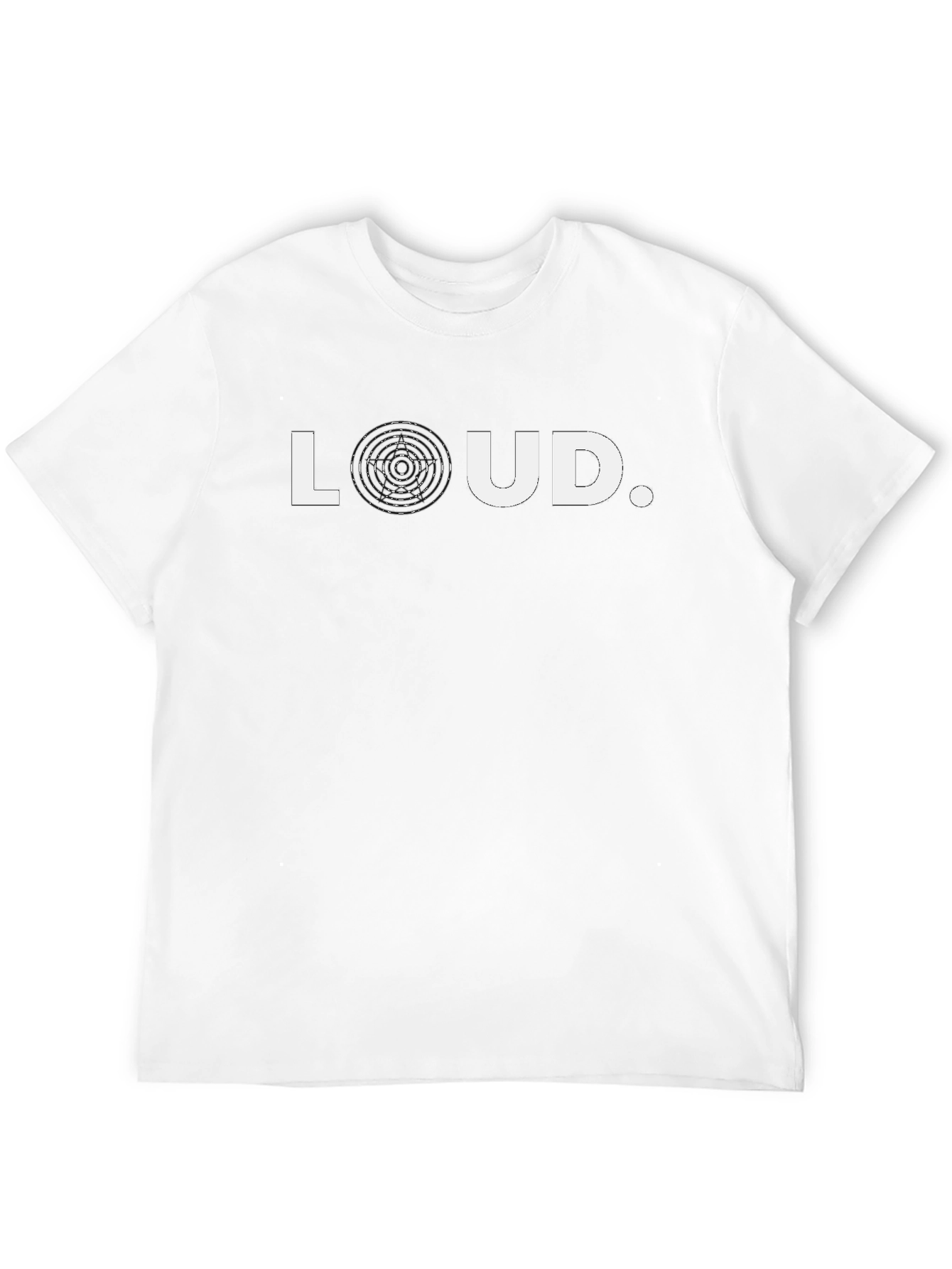 Camiseta Negra LOUD. Hombre