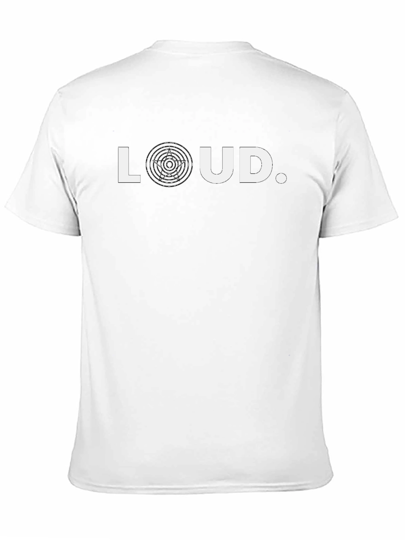 Camiseta Negra LOUD. Hombre