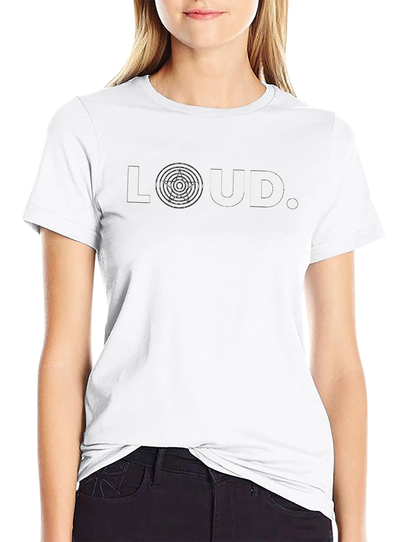 Camiseta Negra LOUD. Hombre