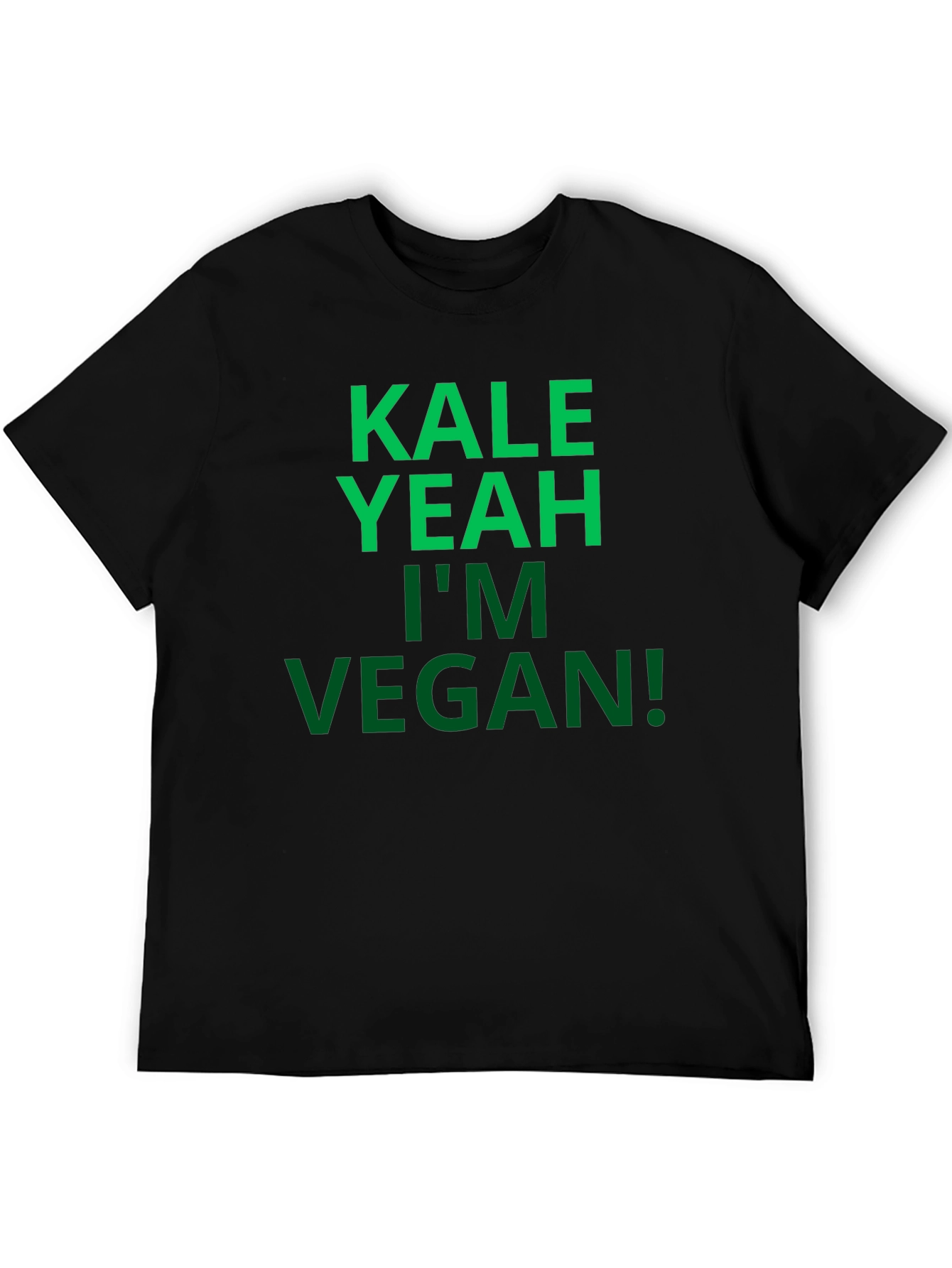 Camiseta Negra Vegana: Kale Yeah!