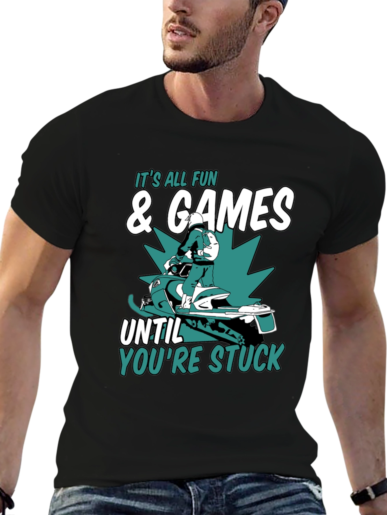 Camiseta Gráfica: Diversión y Aventuras en la Nieve