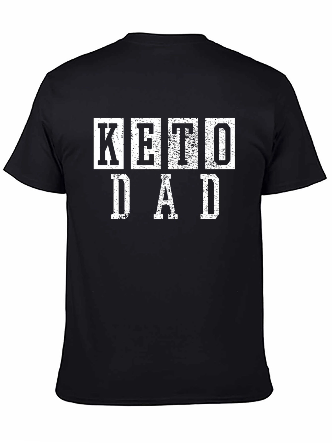 Camiseta Negra Keto Dad para Hombre