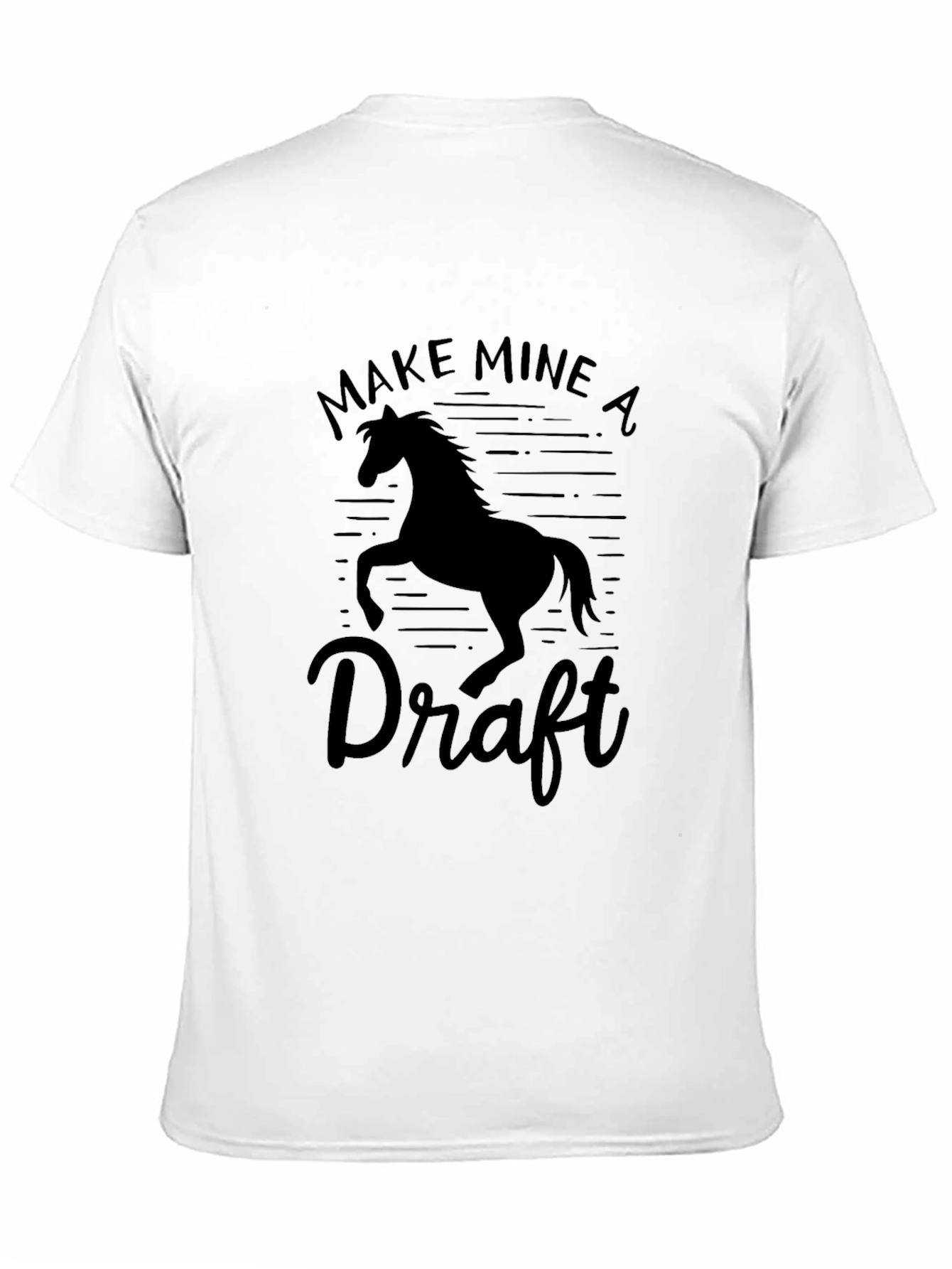 Camiseta Negra: Make Mine a Draft