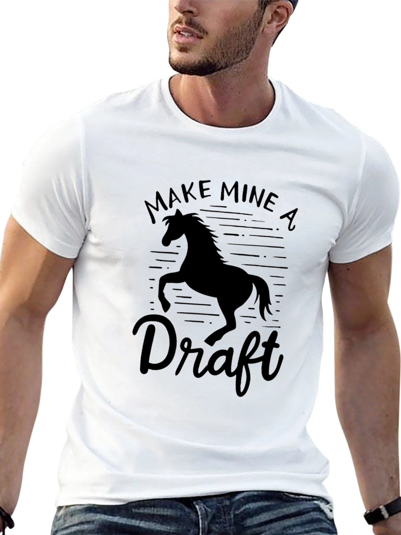 Camiseta Negra: Make Mine a Draft