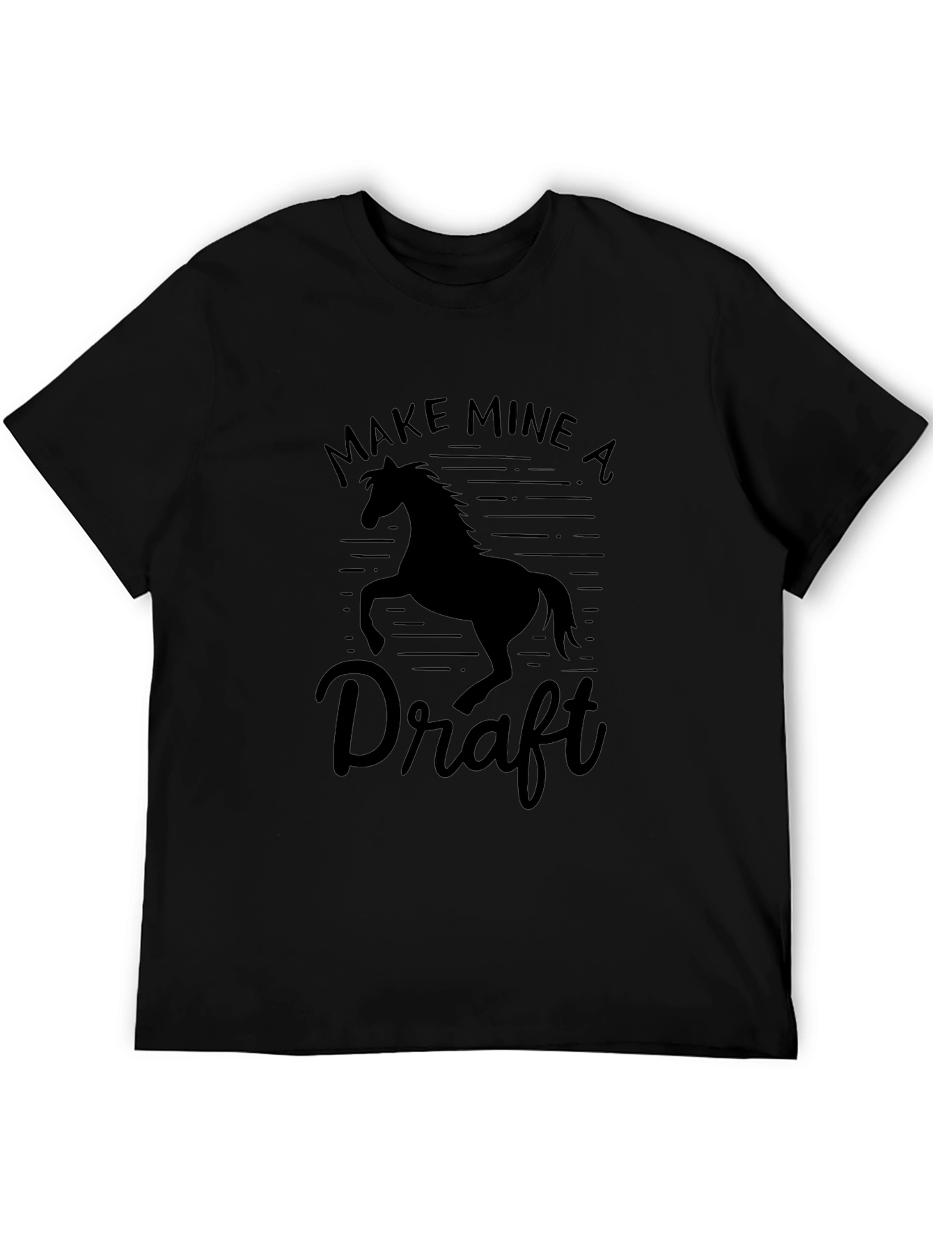 Camiseta Negra: Make Mine a Draft