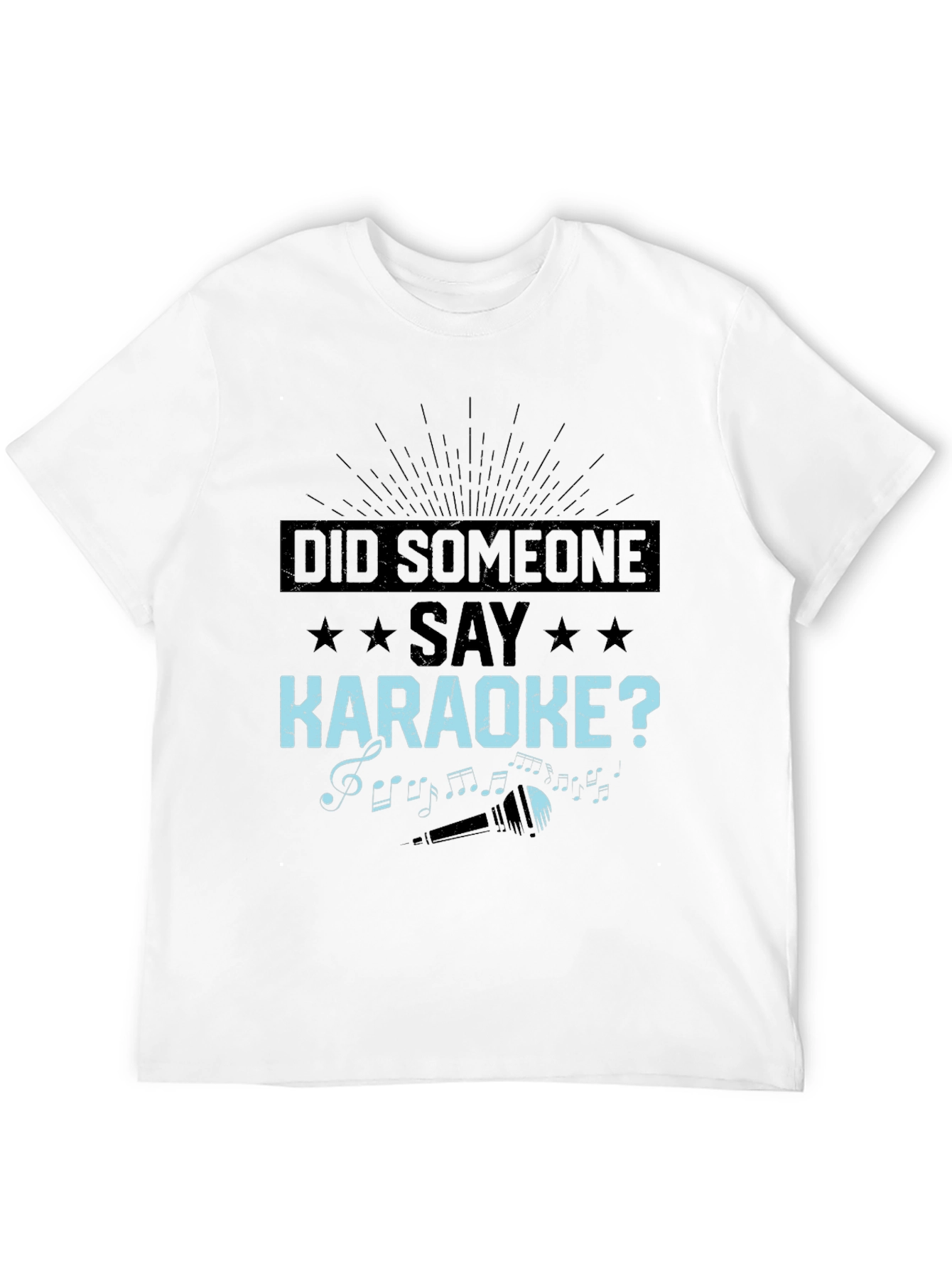 Camiseta Negra: ¿Alguien Dijo Karaoke?