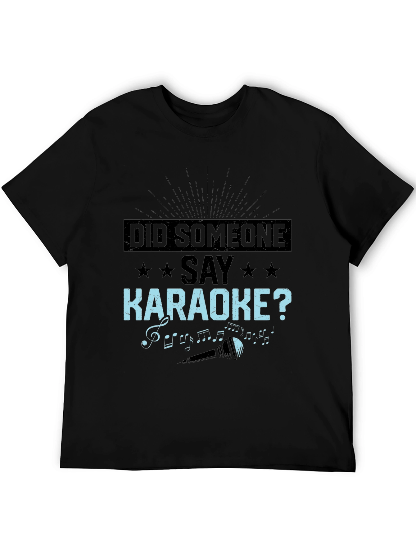 Camiseta Negra: ¿Alguien Dijo Karaoke?