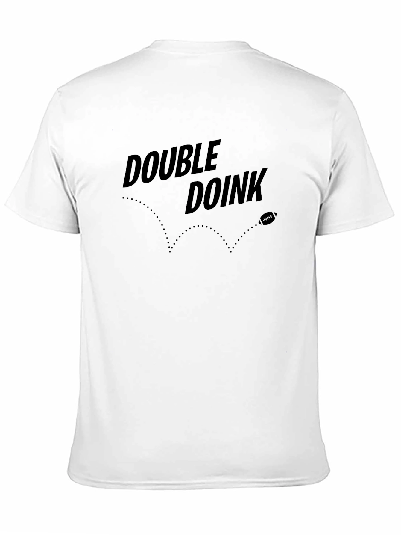 Camiseta Double Doink Negra para Fans de Fútbol Americano