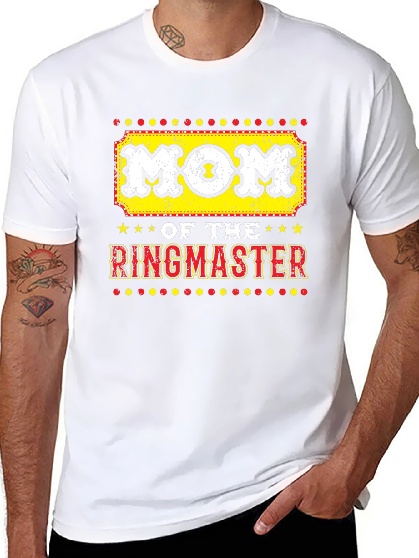 Camiseta Negra Mom Of The Ringmaster
