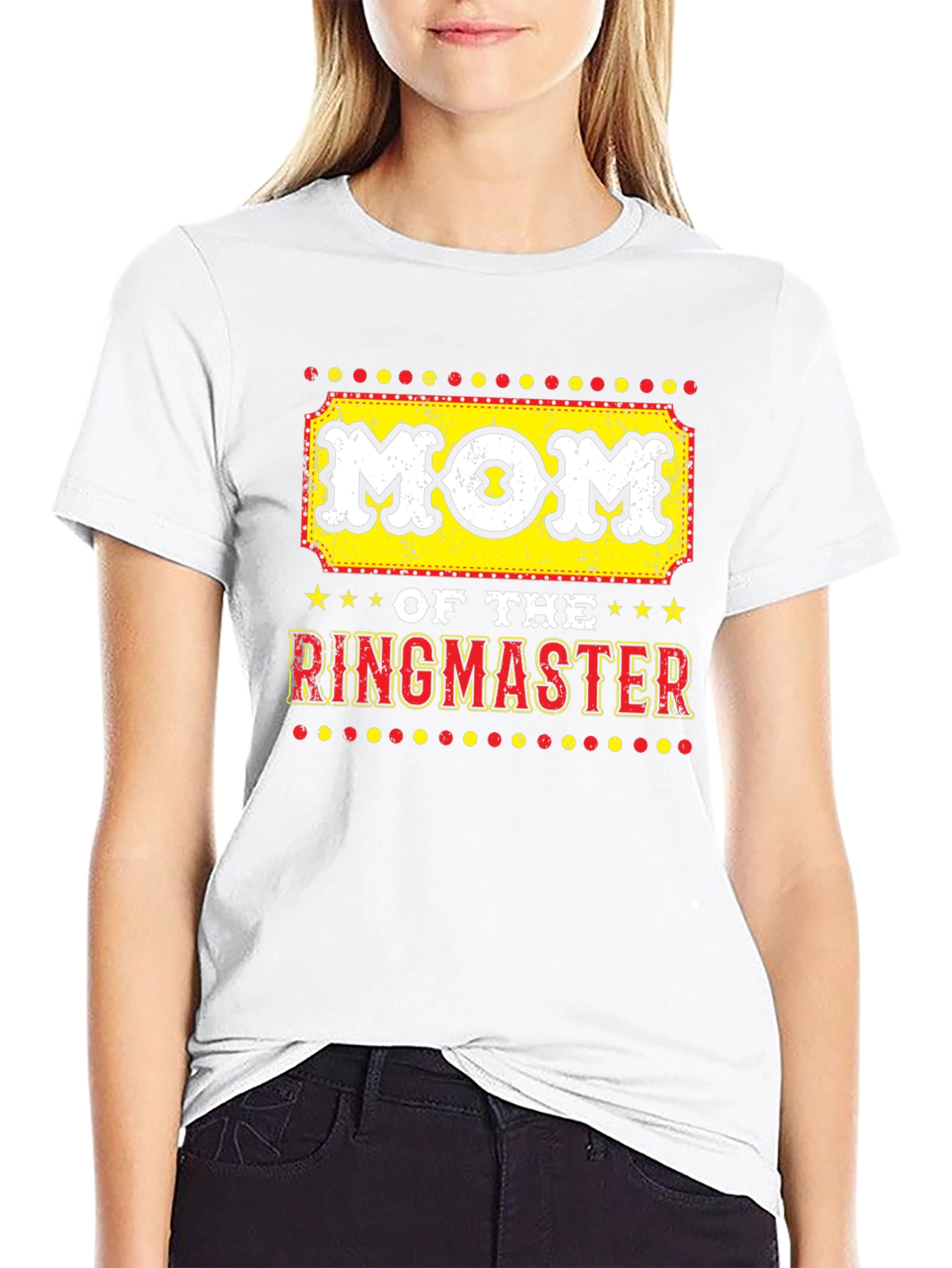 Camiseta Negra Mom Of The Ringmaster