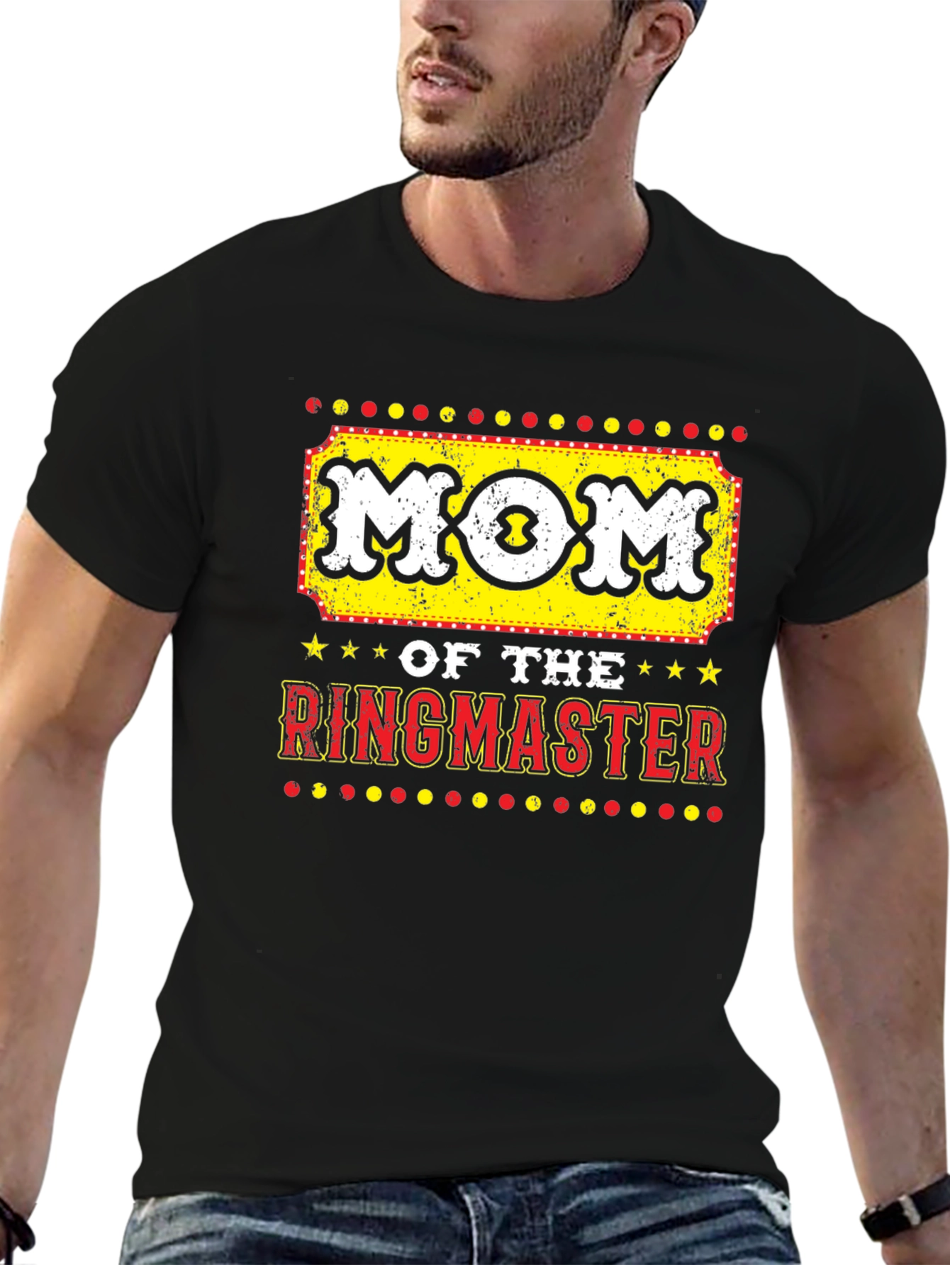Camiseta Negra Mom Of The Ringmaster
