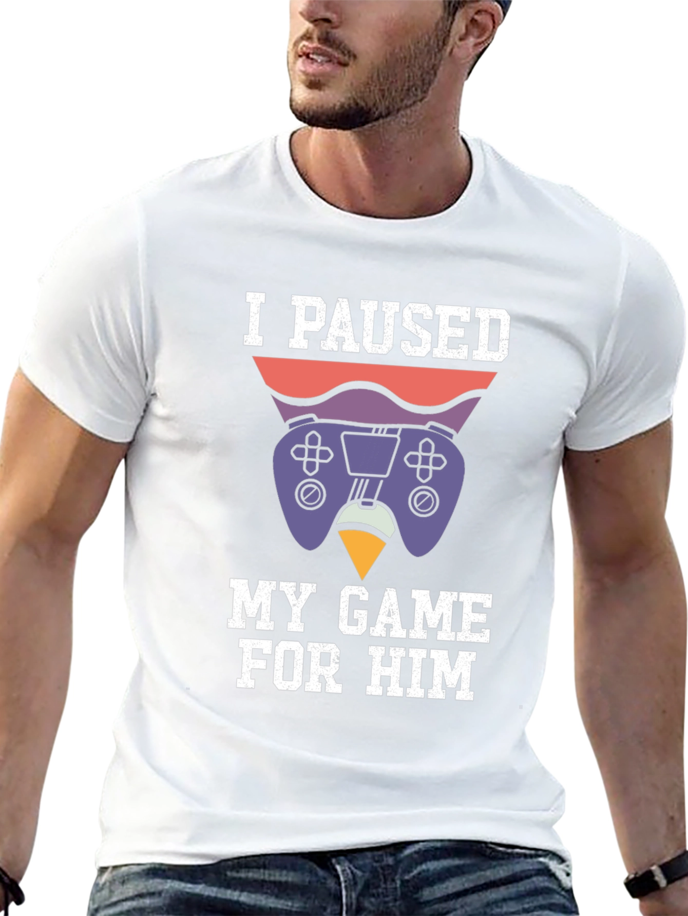 Camiseta Gamer: Pausé mi Juego Por Él