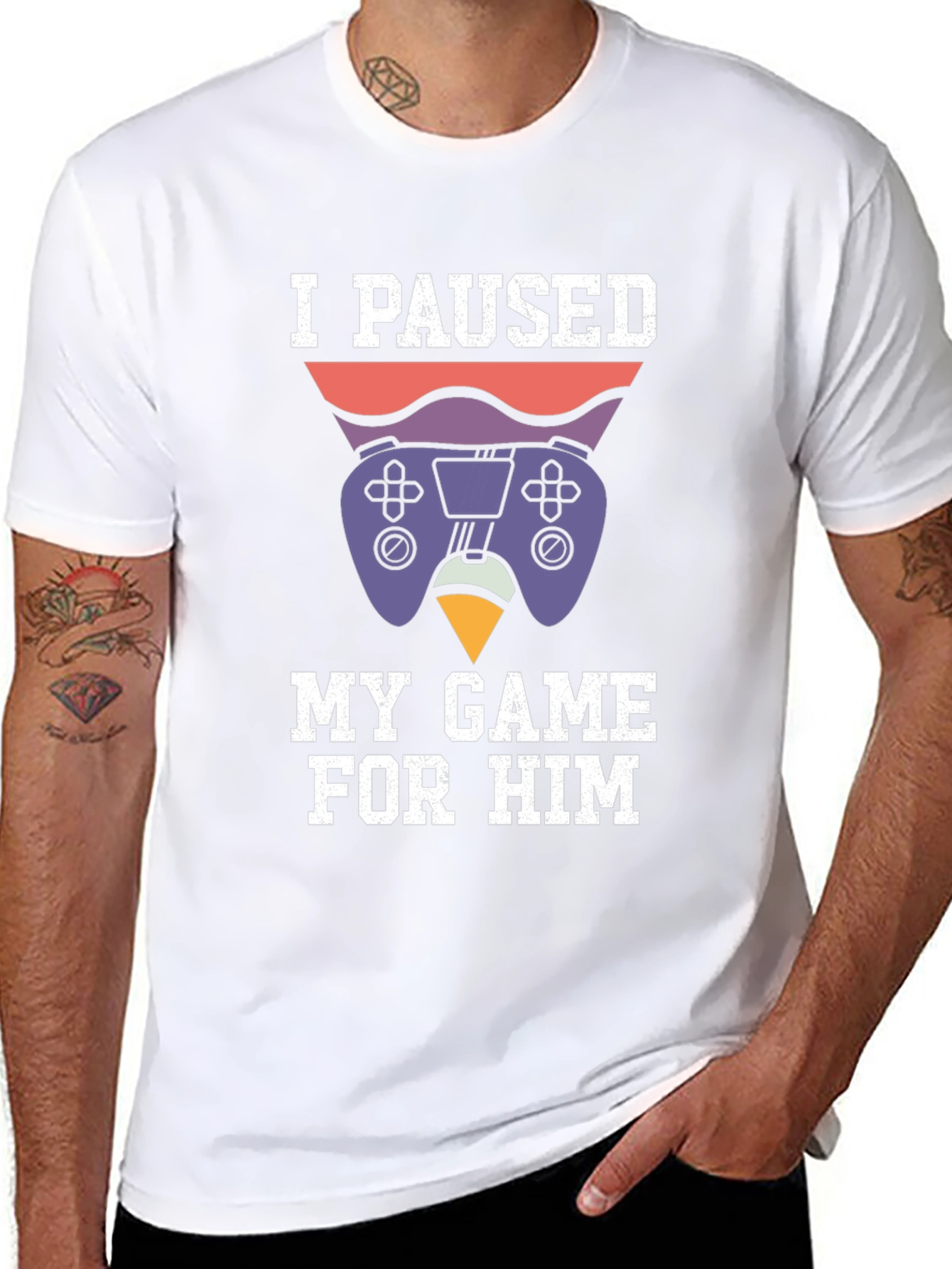 Camiseta Gamer: Pausé mi Juego Por Él
