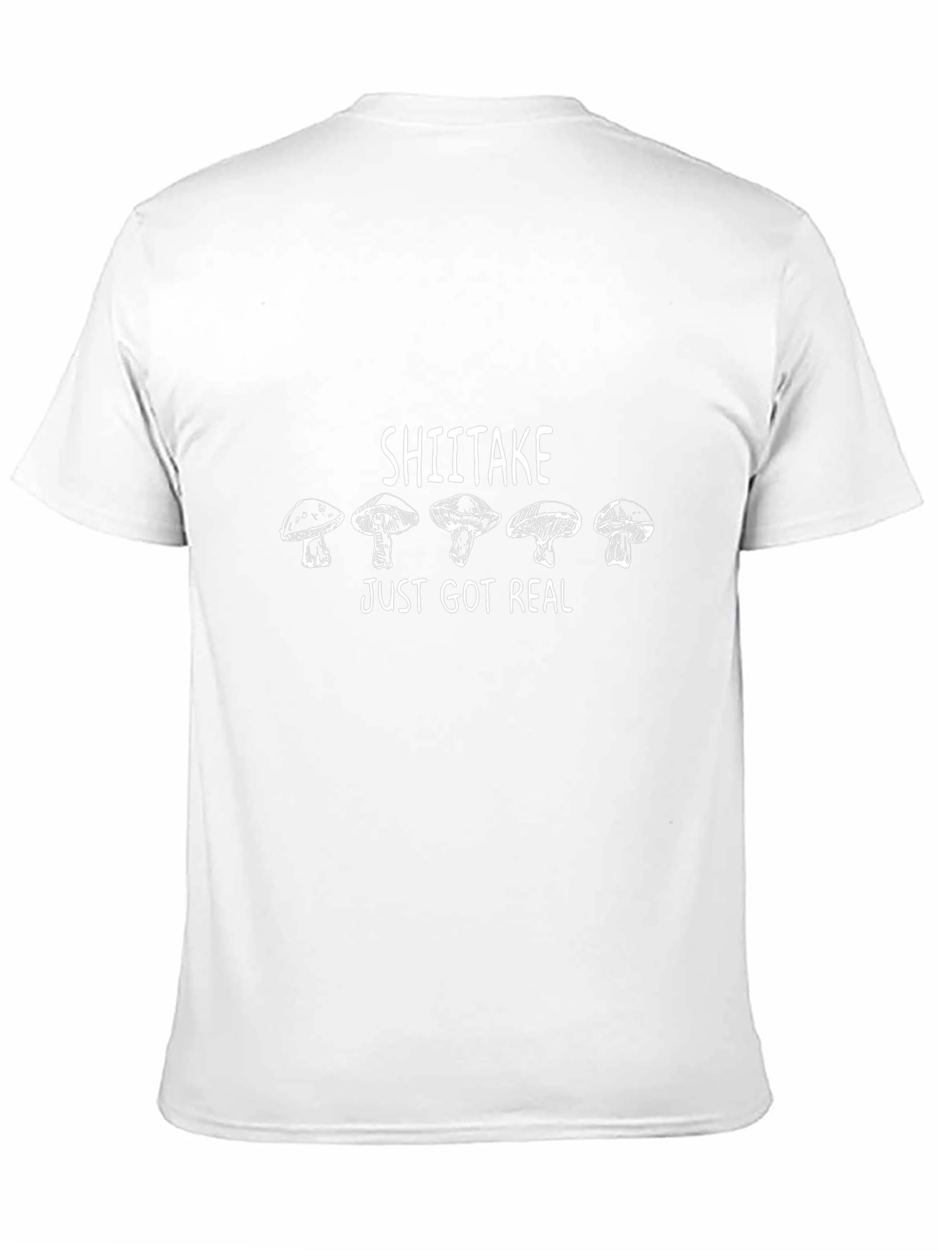 Camiseta Negra Shiitake Just Got Real